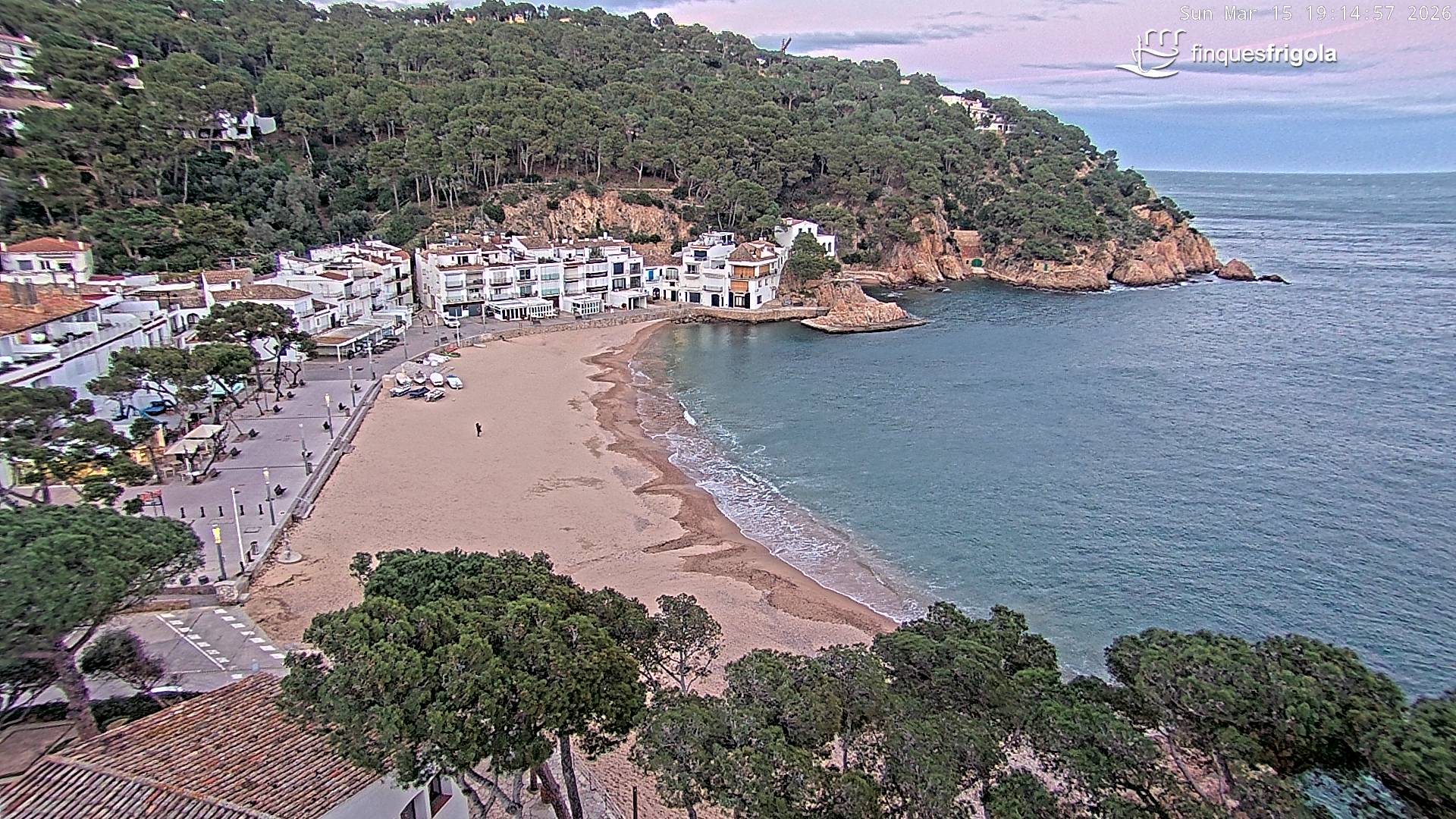 Webcam de Tamariu playa