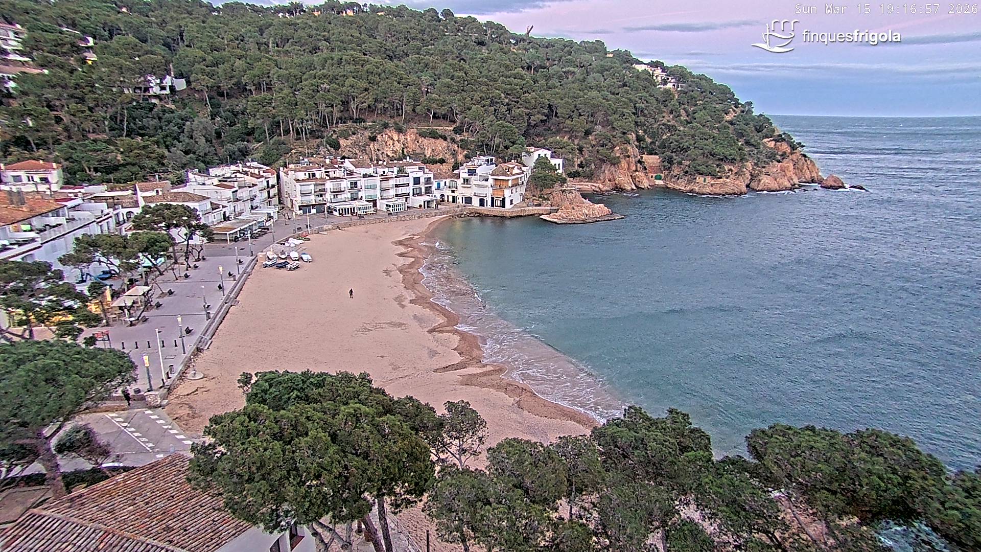 Webcam de Tamariu playa