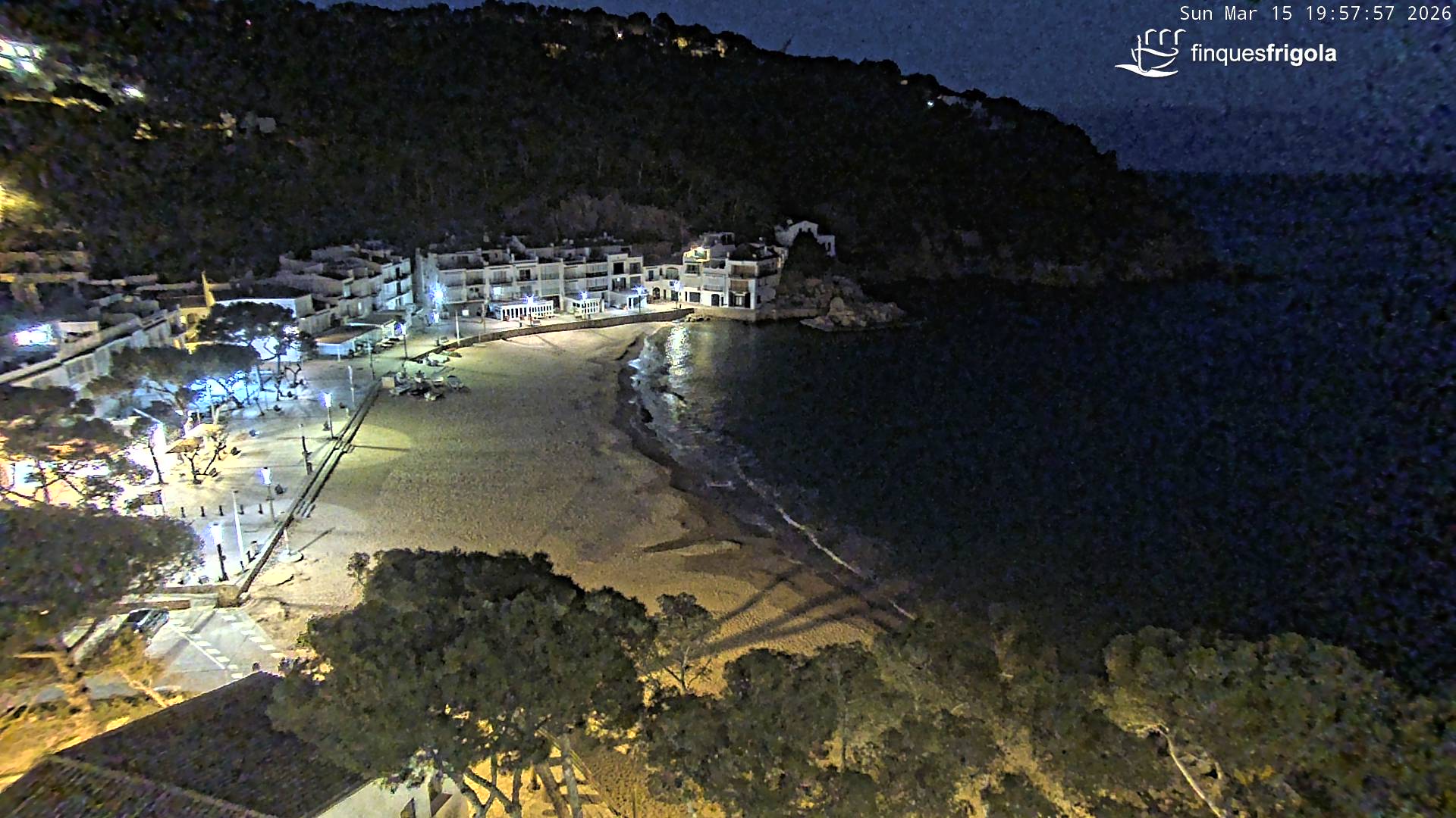 Webcam de Tamariu playa