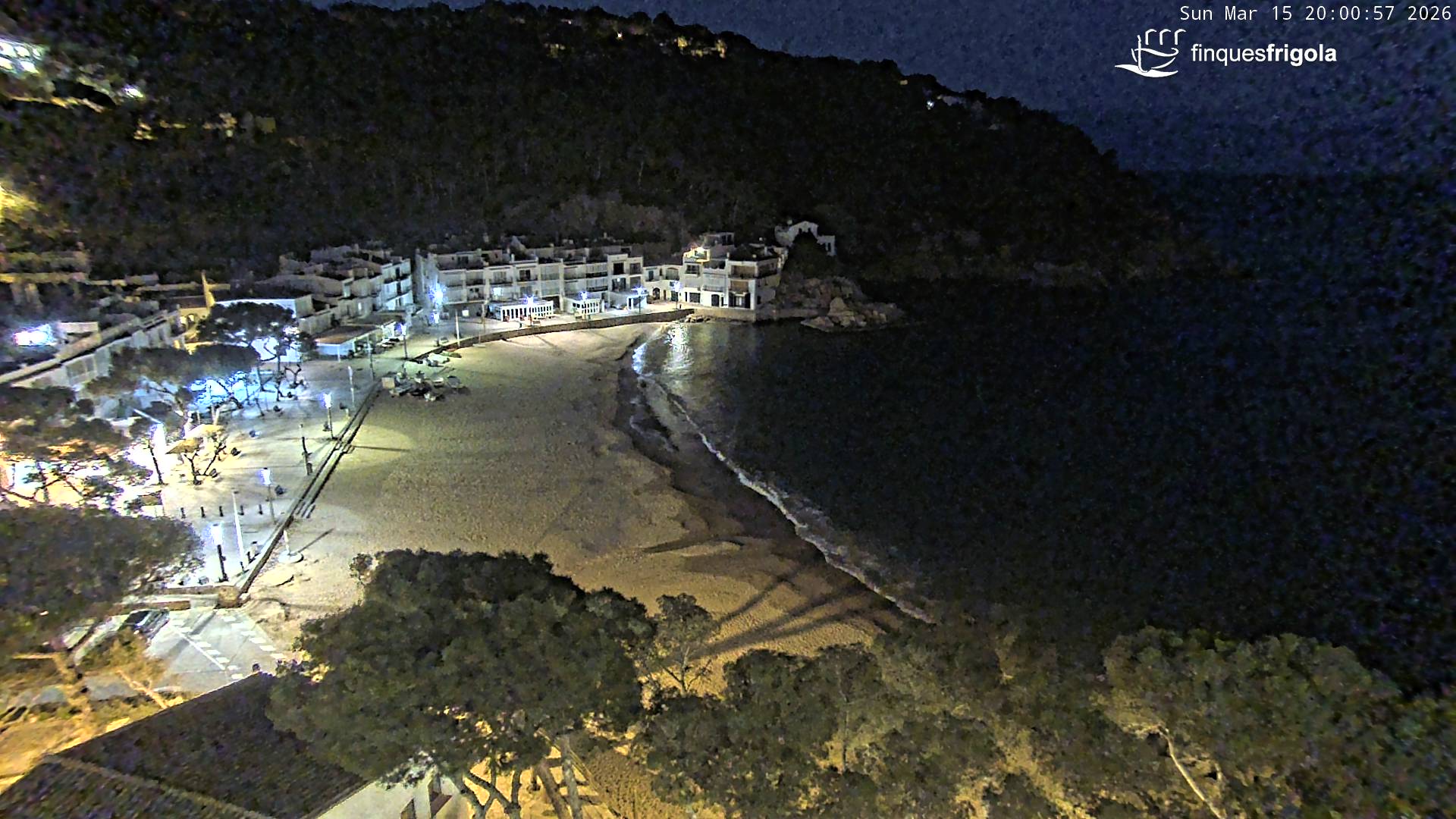 Webcam de Tamariu playa