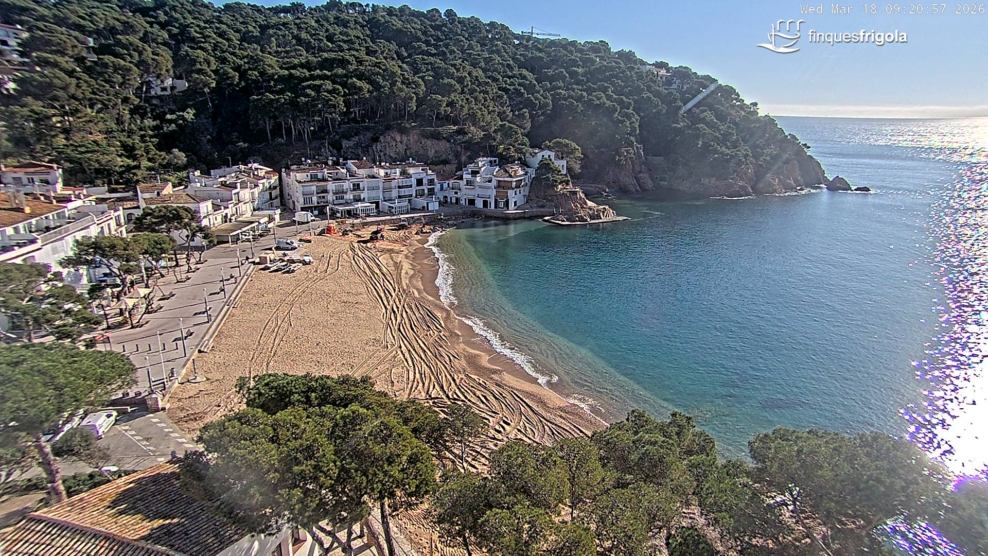 Webcam de Tamariu playa