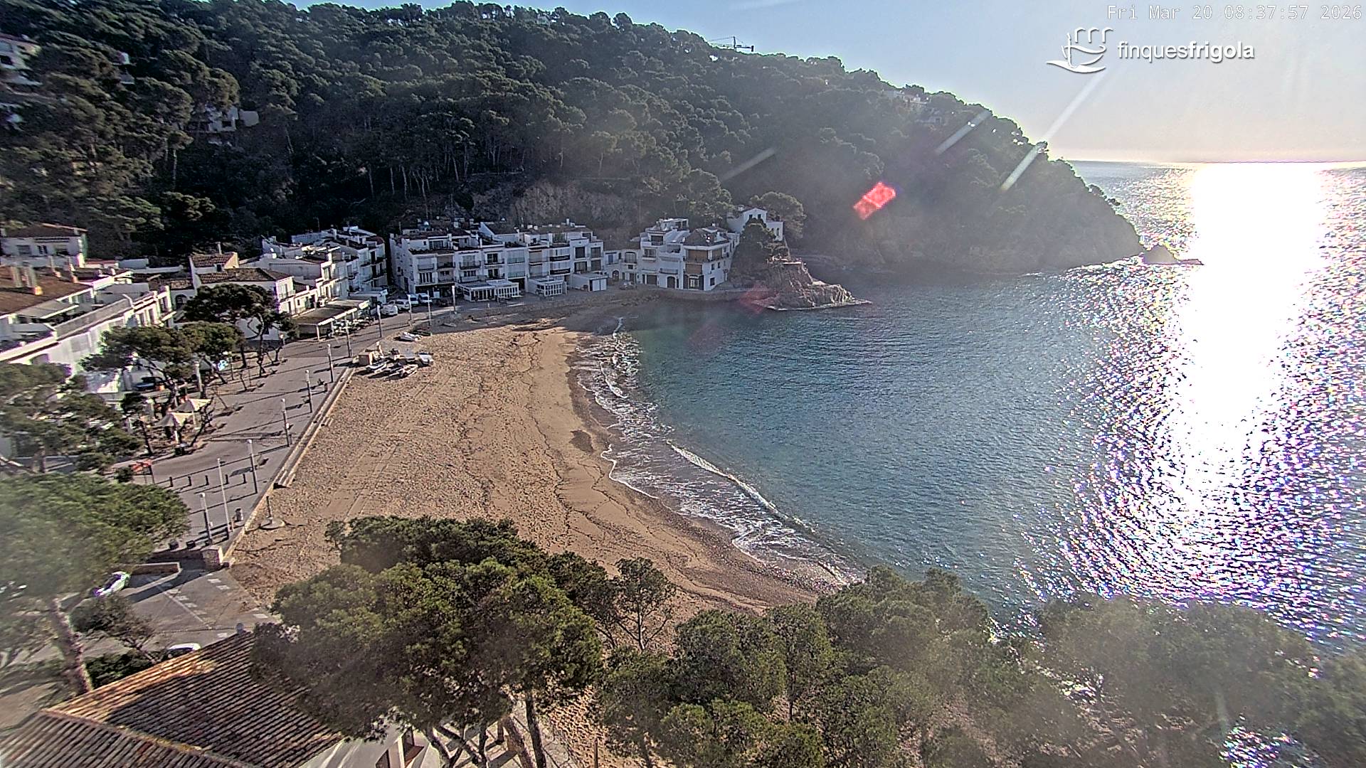 Webcam de Tamariu playa