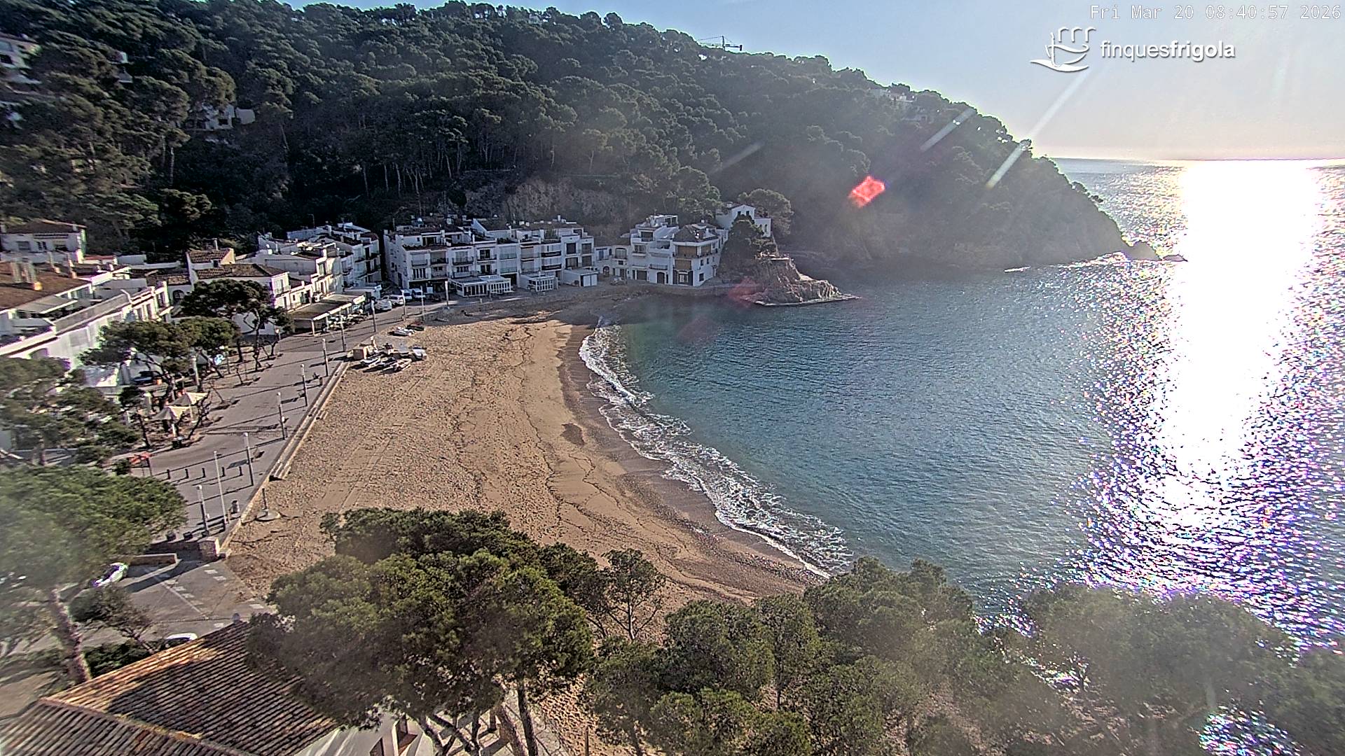 Webcam de Tamariu playa