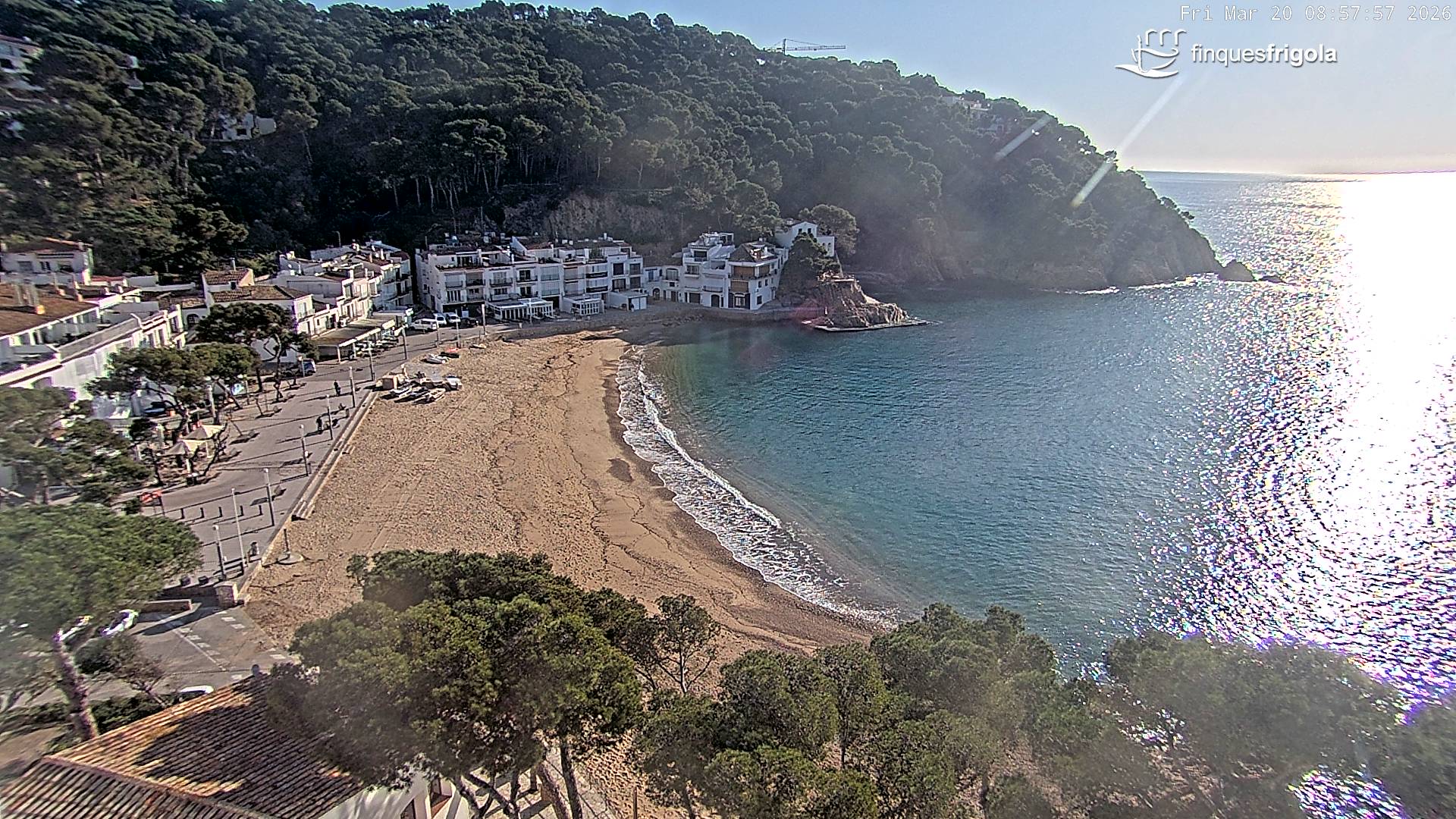 Webcam de Tamariu playa