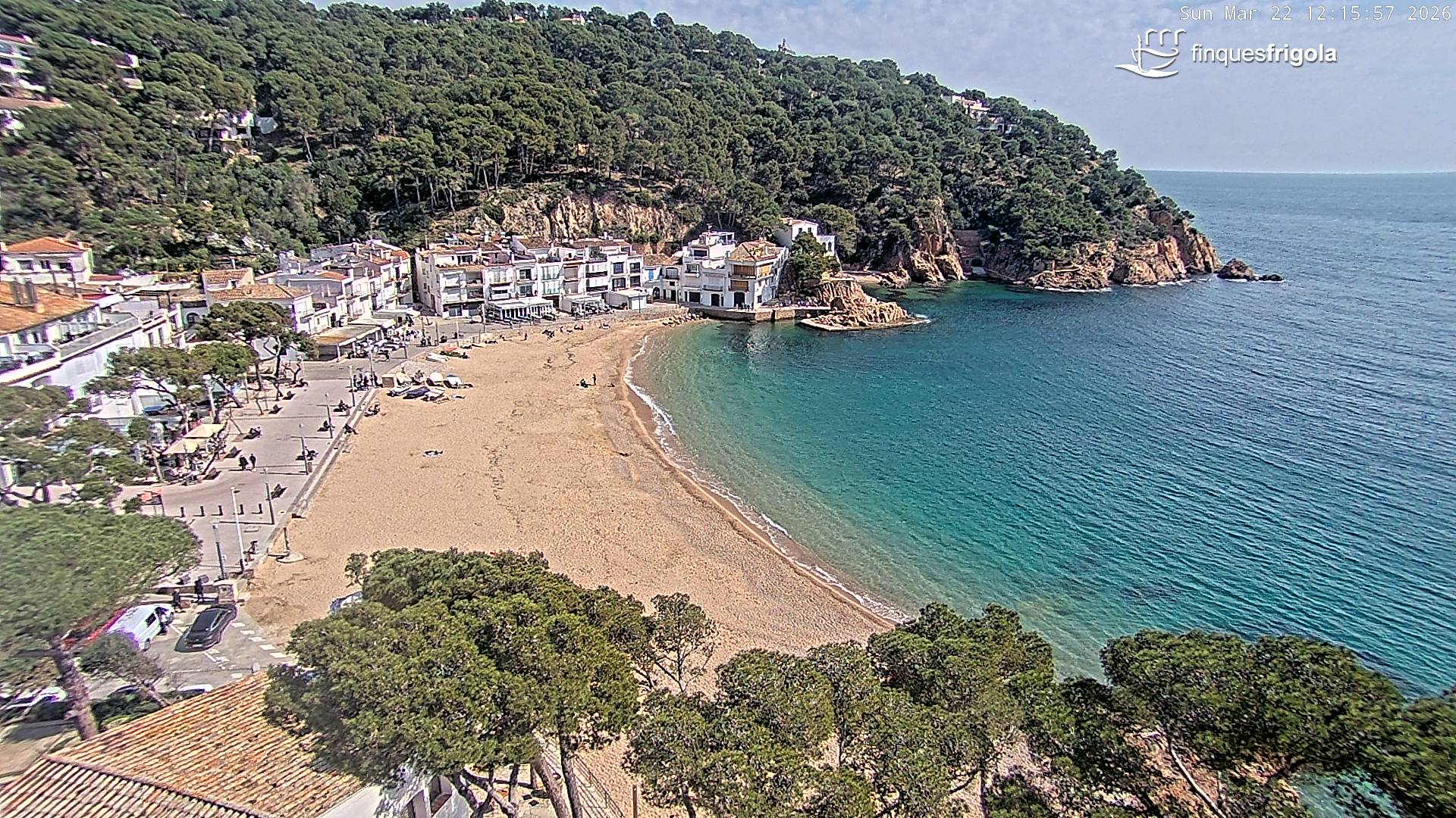 Webcam de Tamariu playa