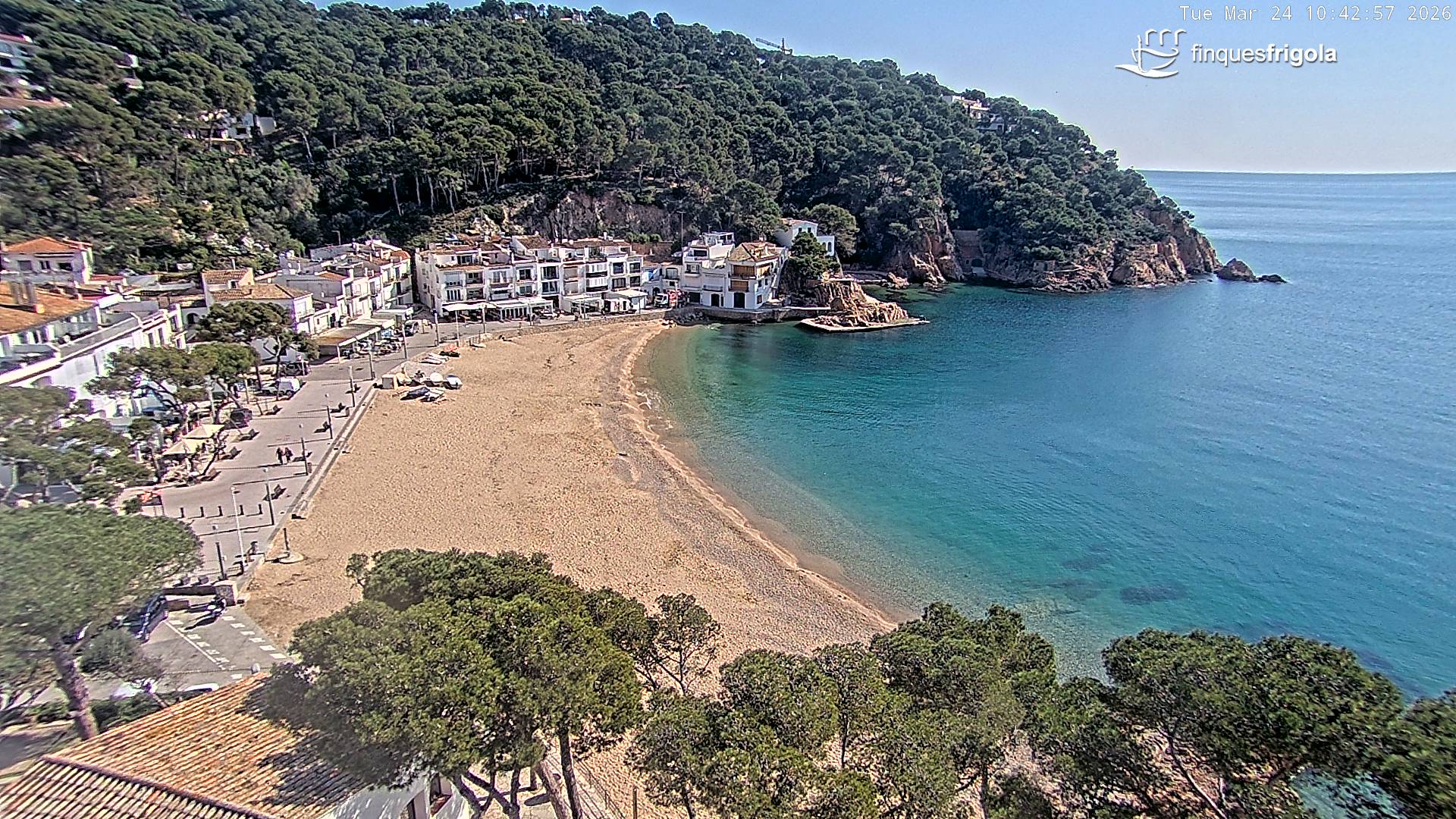 Webcam de Tamariu playa