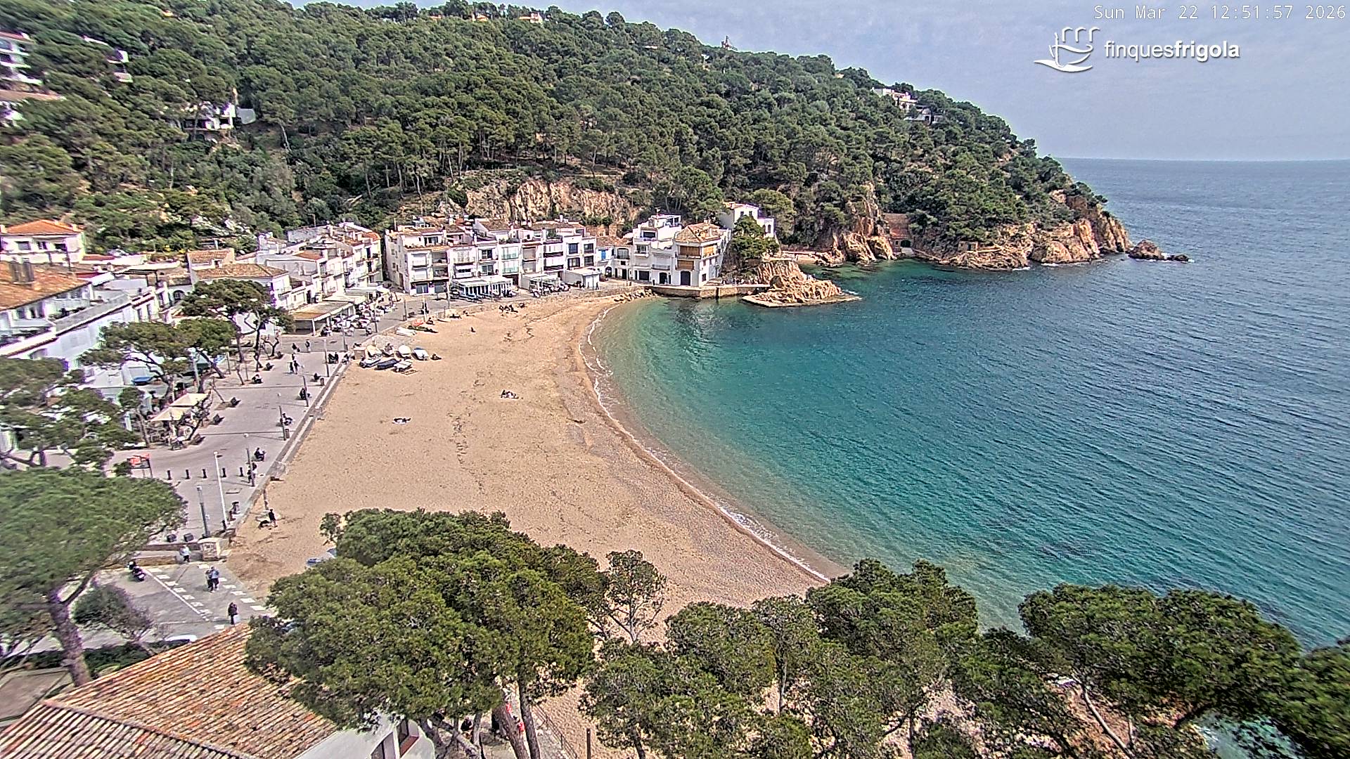 Webcam de Tamariu playa