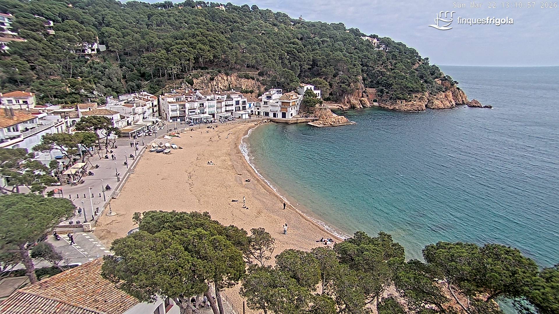 Webcam de Tamariu playa