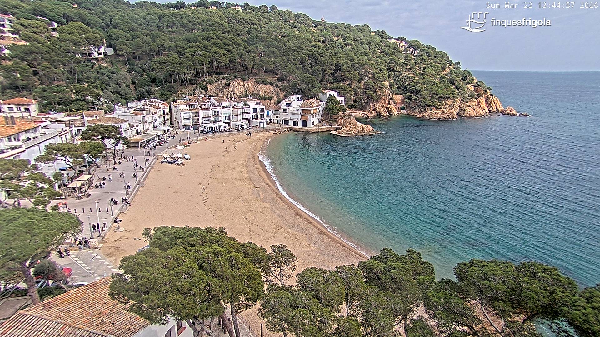 Webcam de Tamariu playa