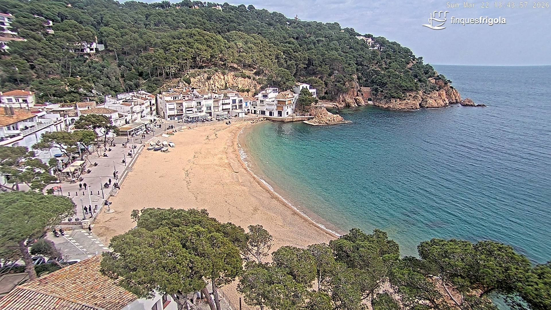 Webcam de Tamariu playa