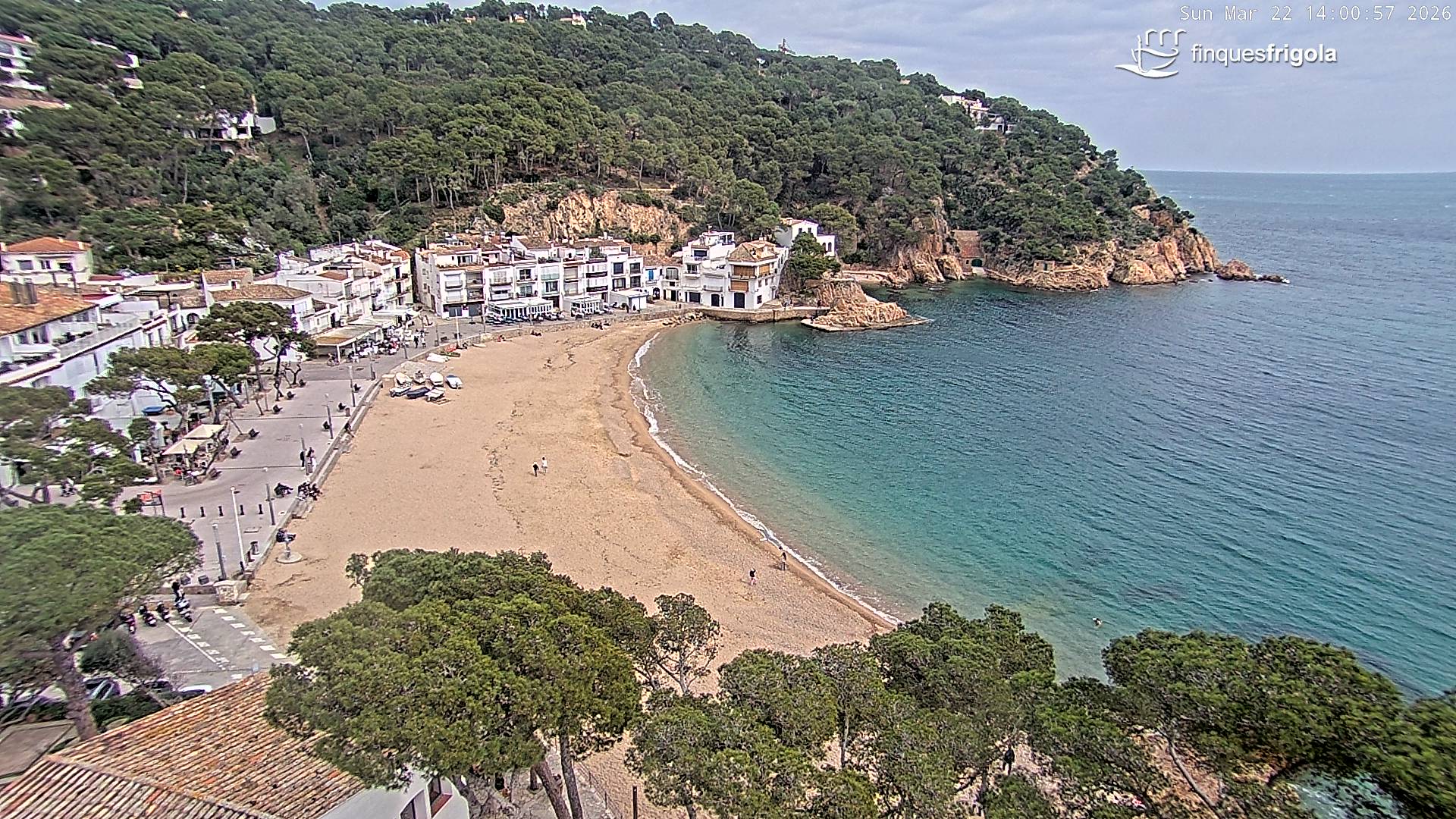 Webcam de Tamariu playa