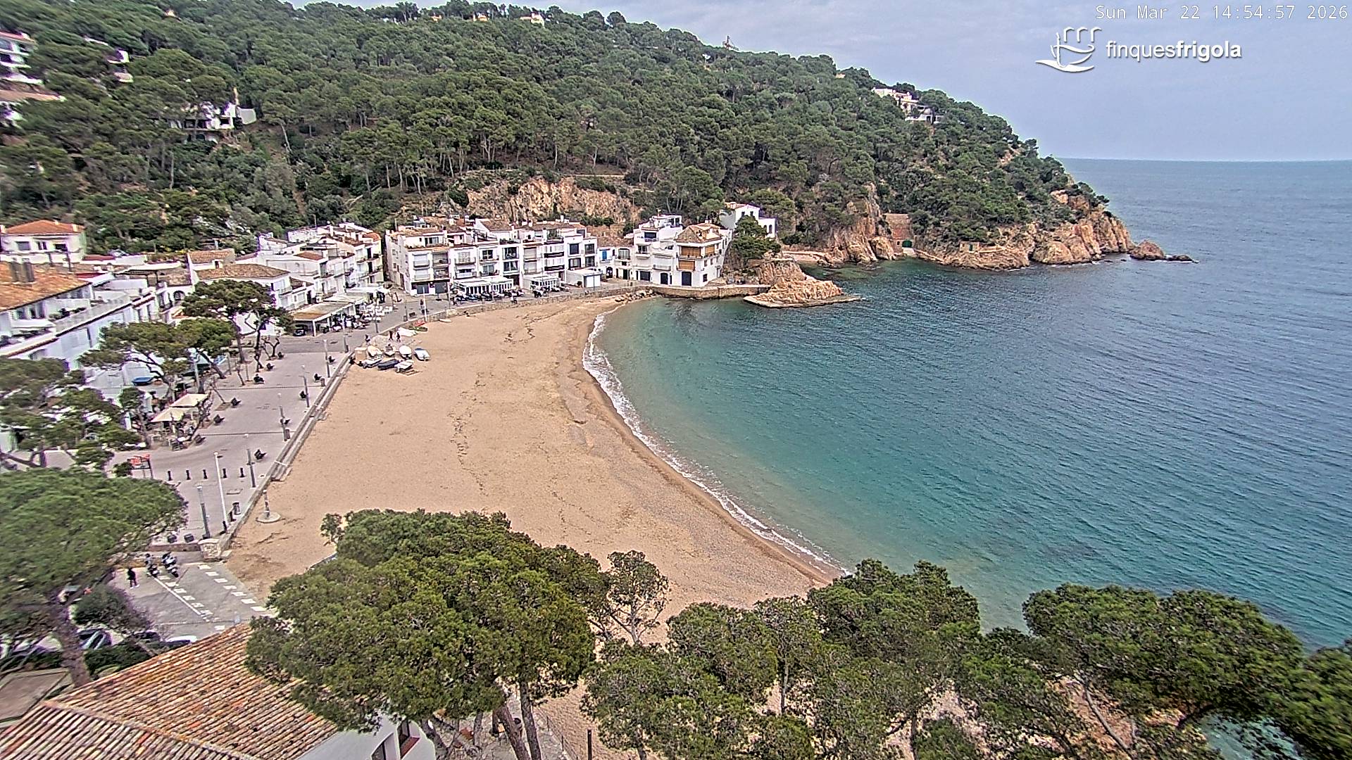 Webcam de Tamariu playa