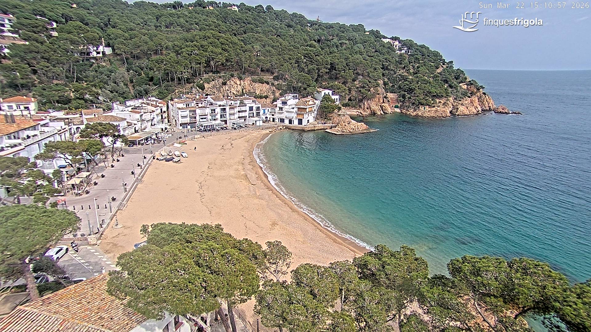 Webcam de Tamariu playa