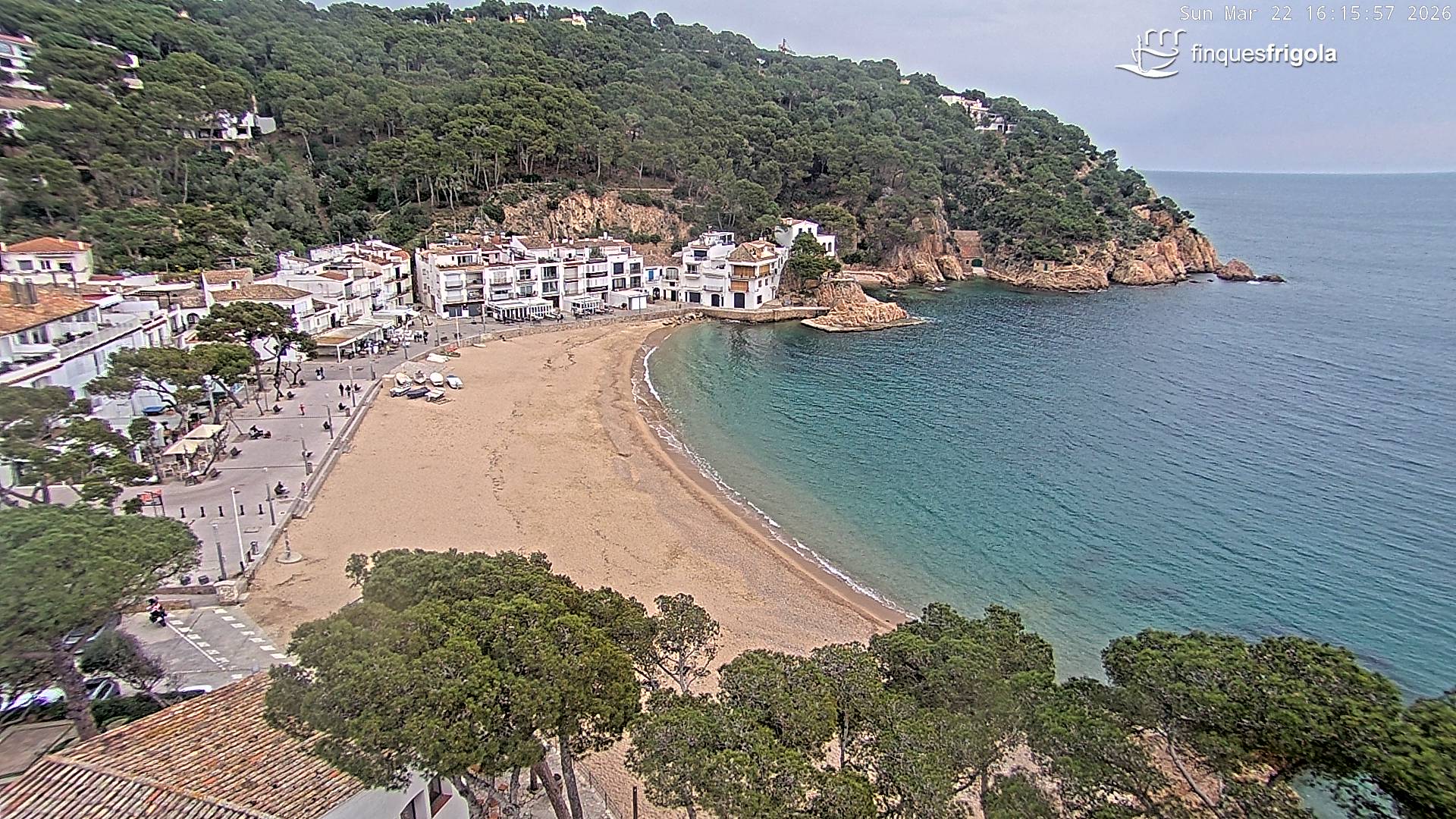 Webcam de Tamariu playa