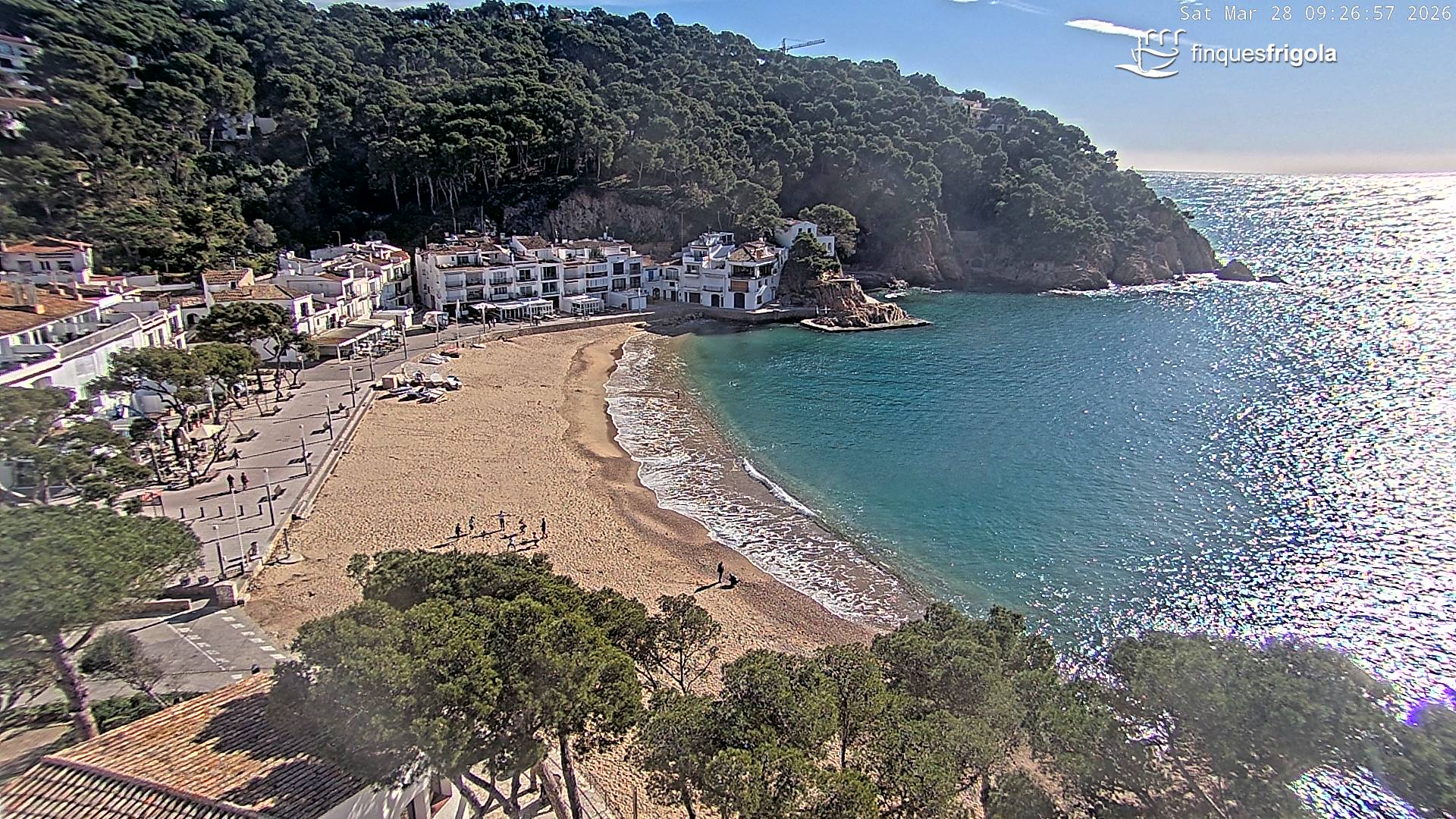 Webcam de Tamariu playa