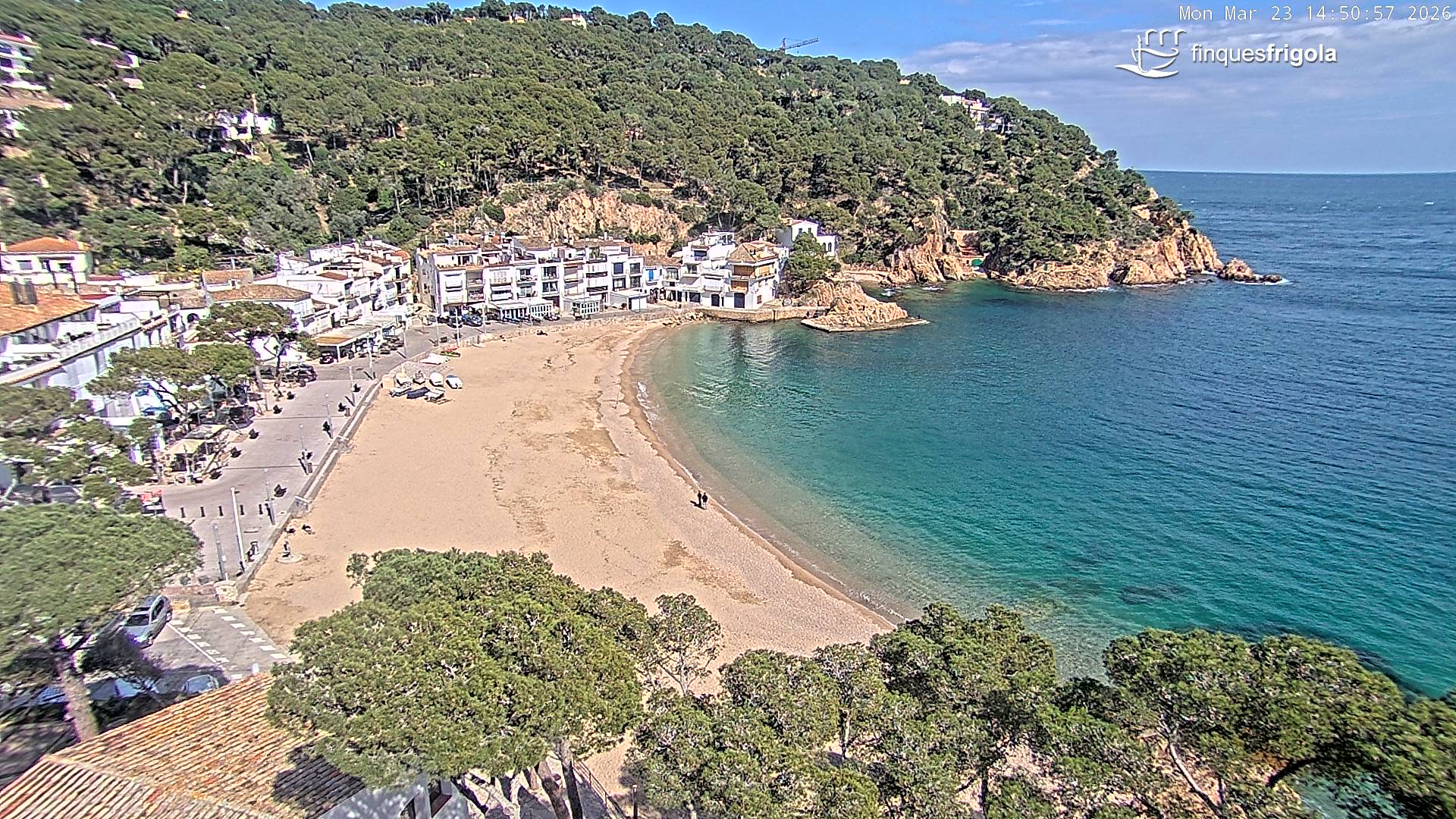 Webcam de Tamariu playa