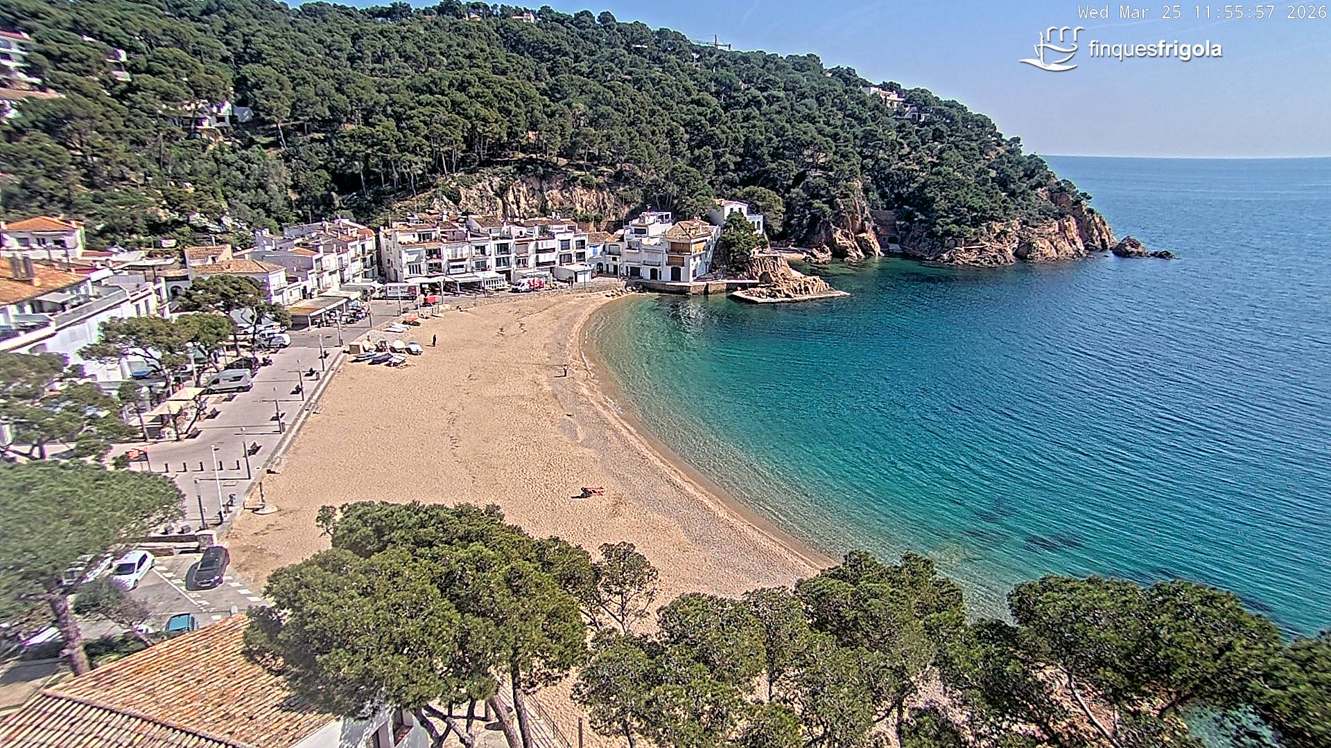 Webcam de Tamariu playa