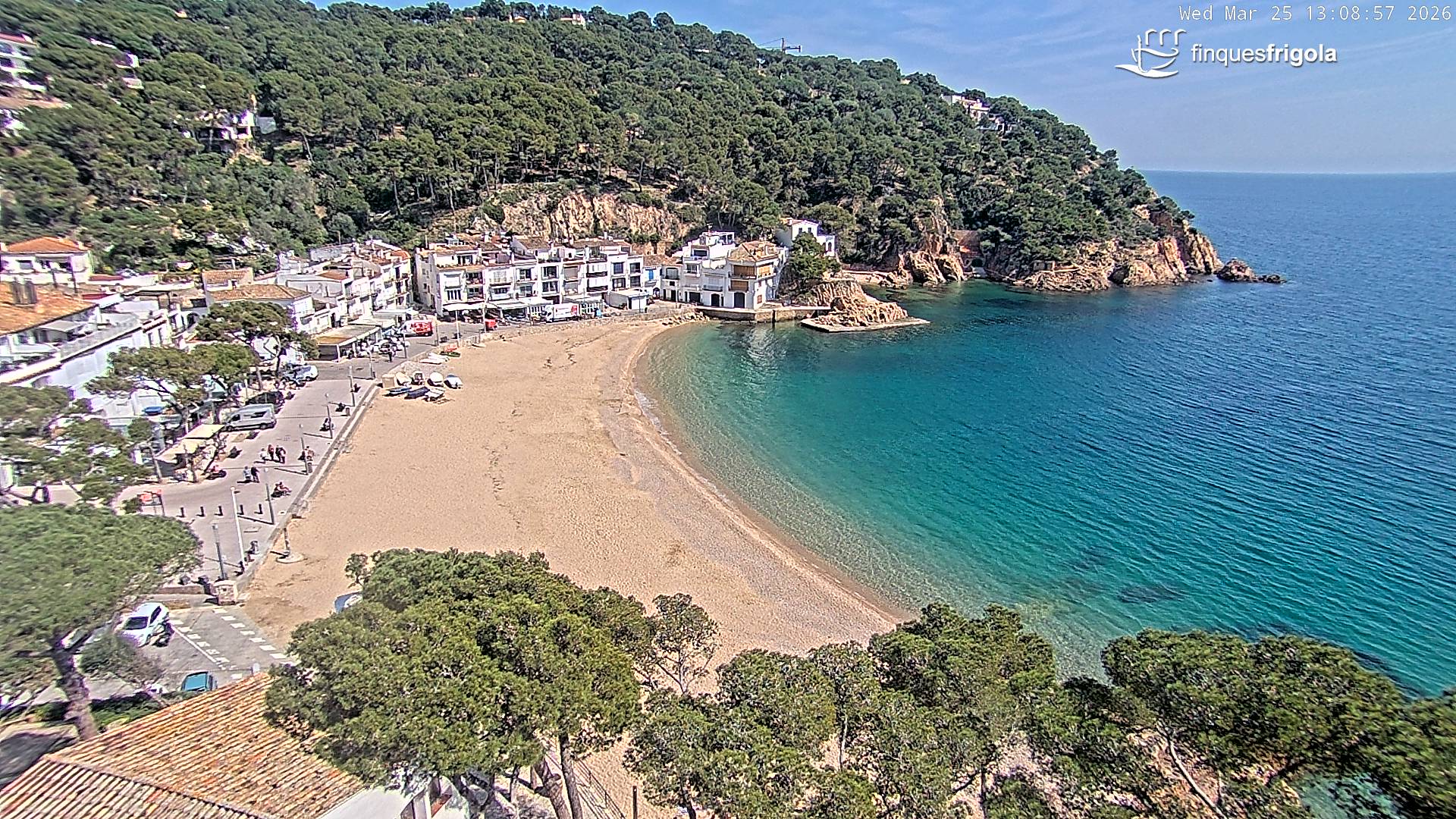 Webcam de Tamariu playa