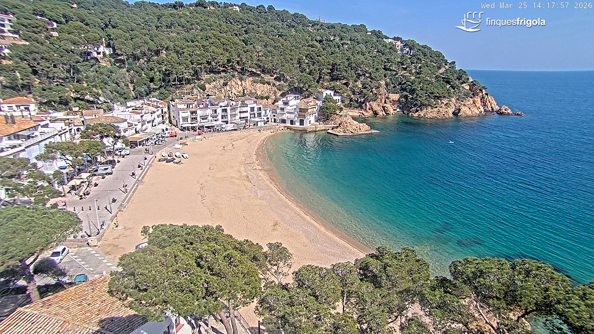 Webcam de Tamariu playa