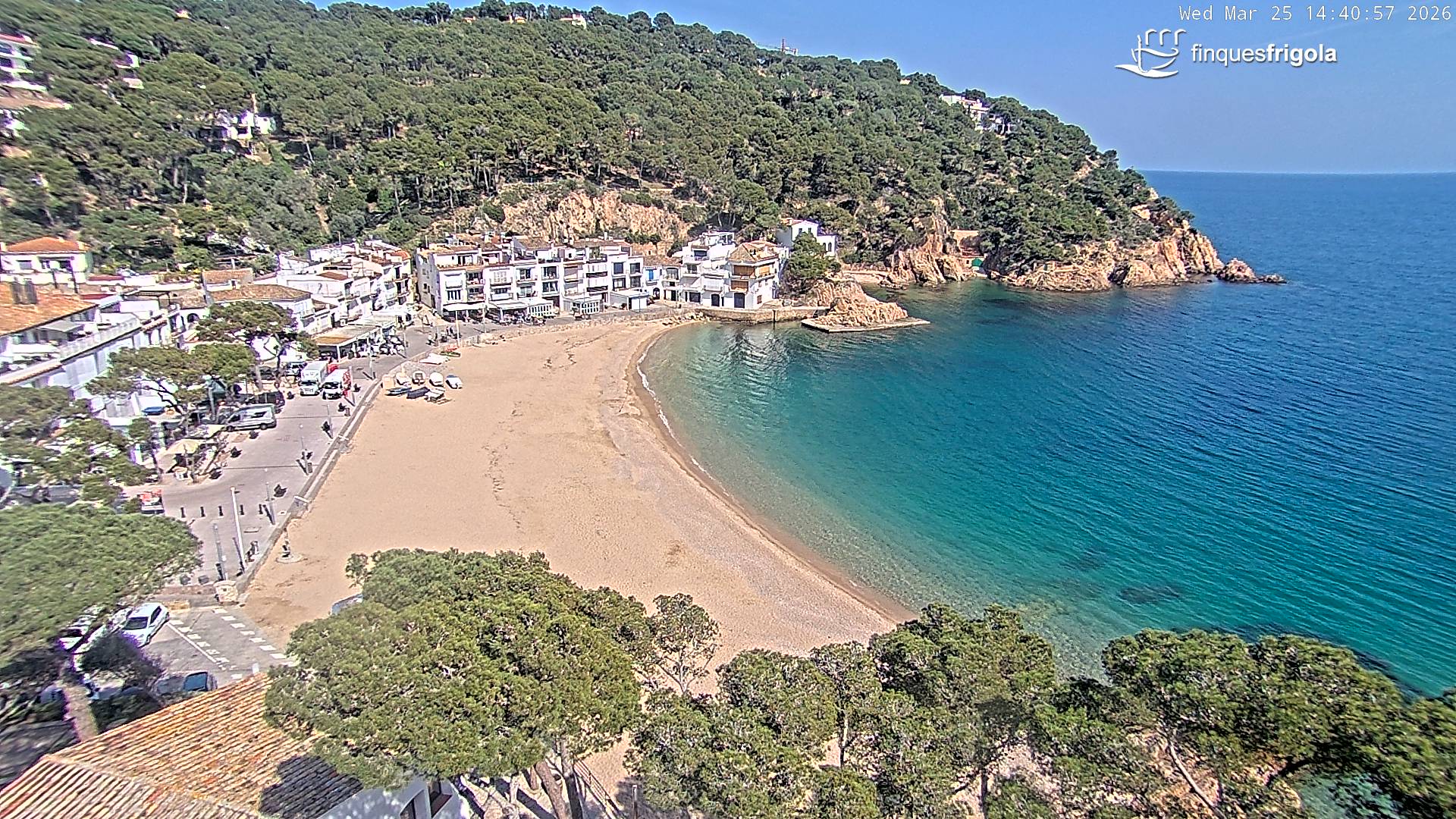 Webcam de Tamariu playa