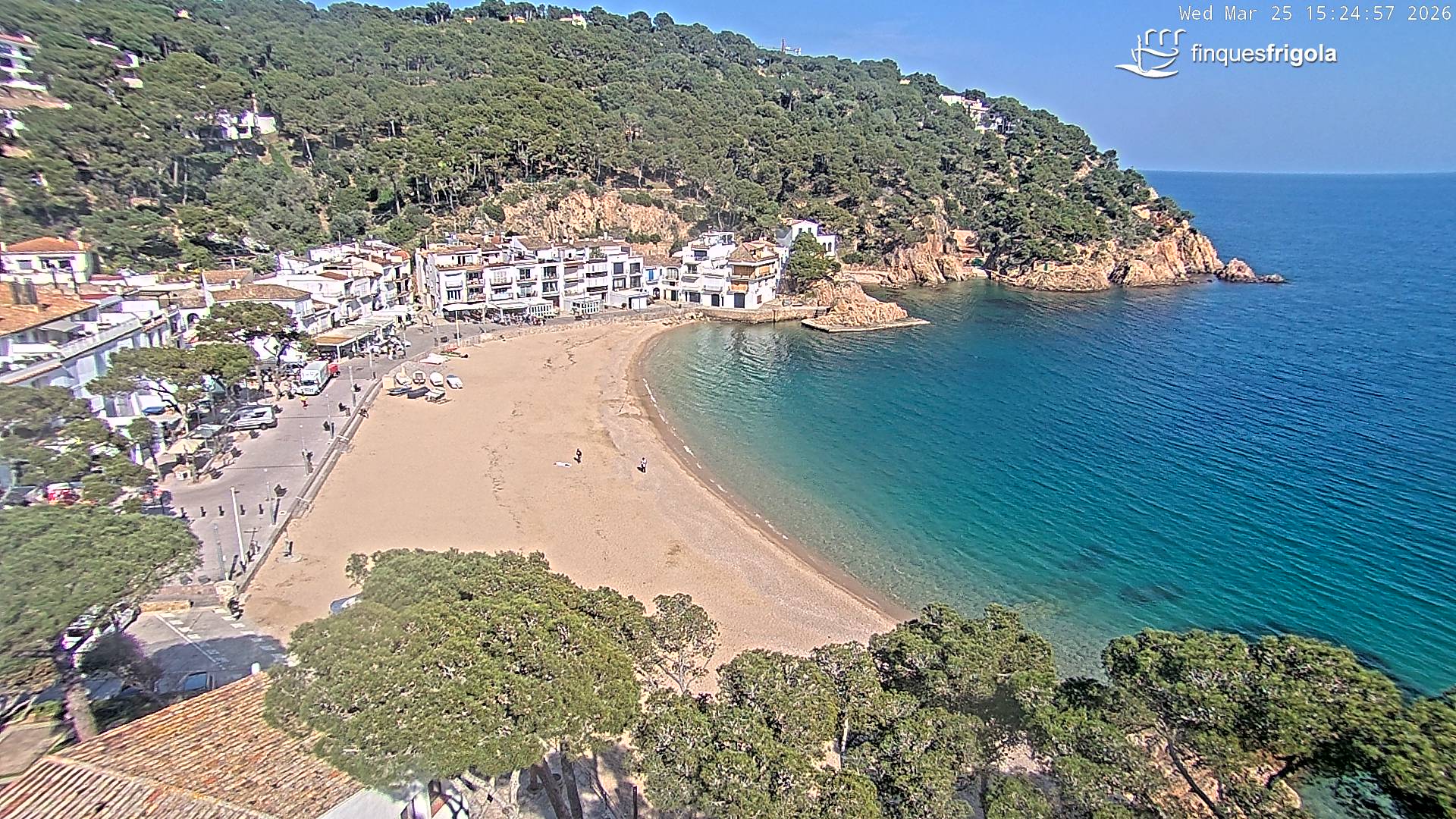 Webcam de Tamariu playa