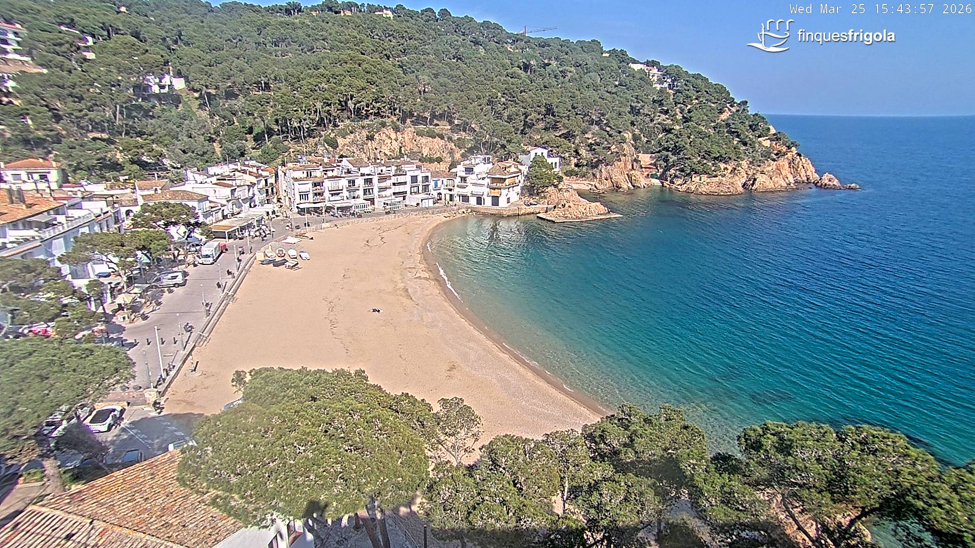 Webcam de Tamariu playa