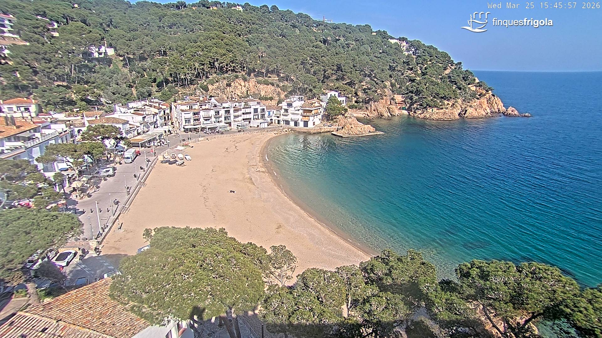 Webcam de Tamariu playa