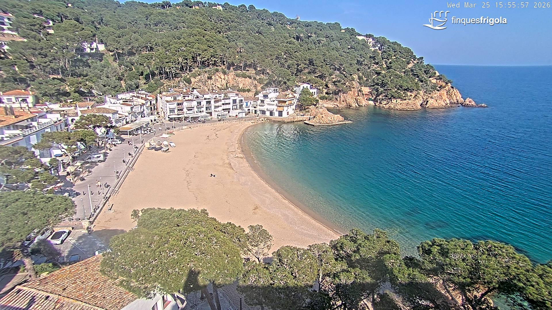 Webcam de Tamariu playa