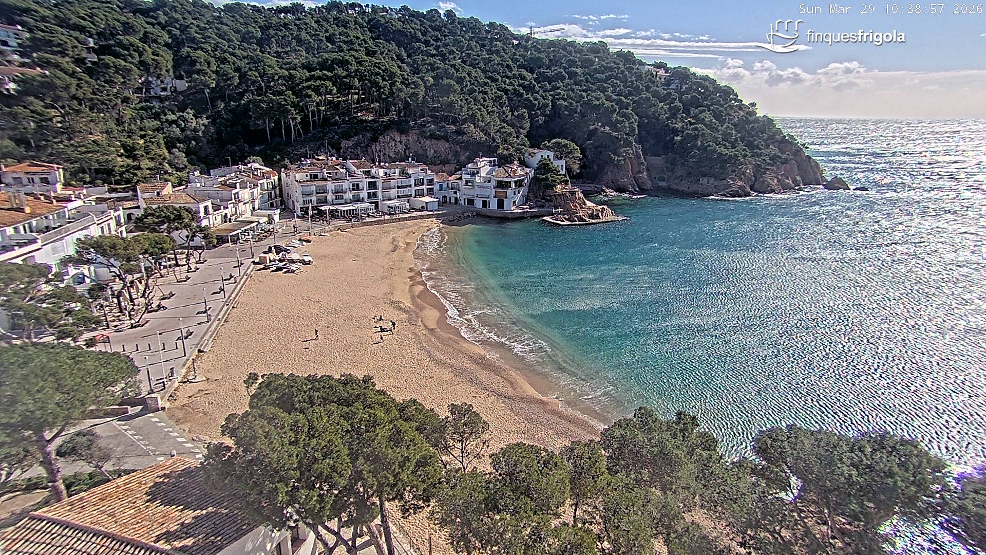 Webcam de Tamariu playa