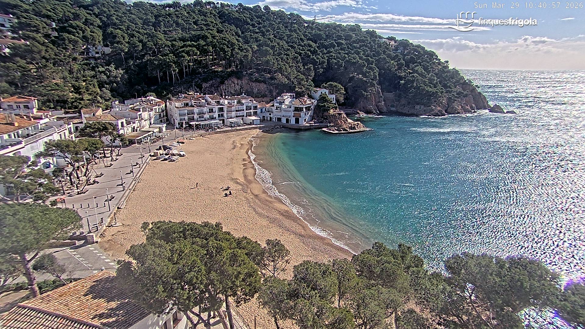 Webcam de Tamariu playa