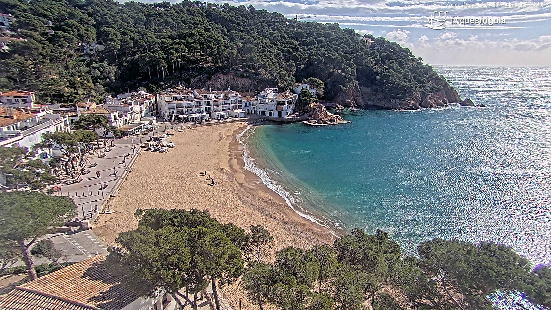 Webcam de Tamariu playa