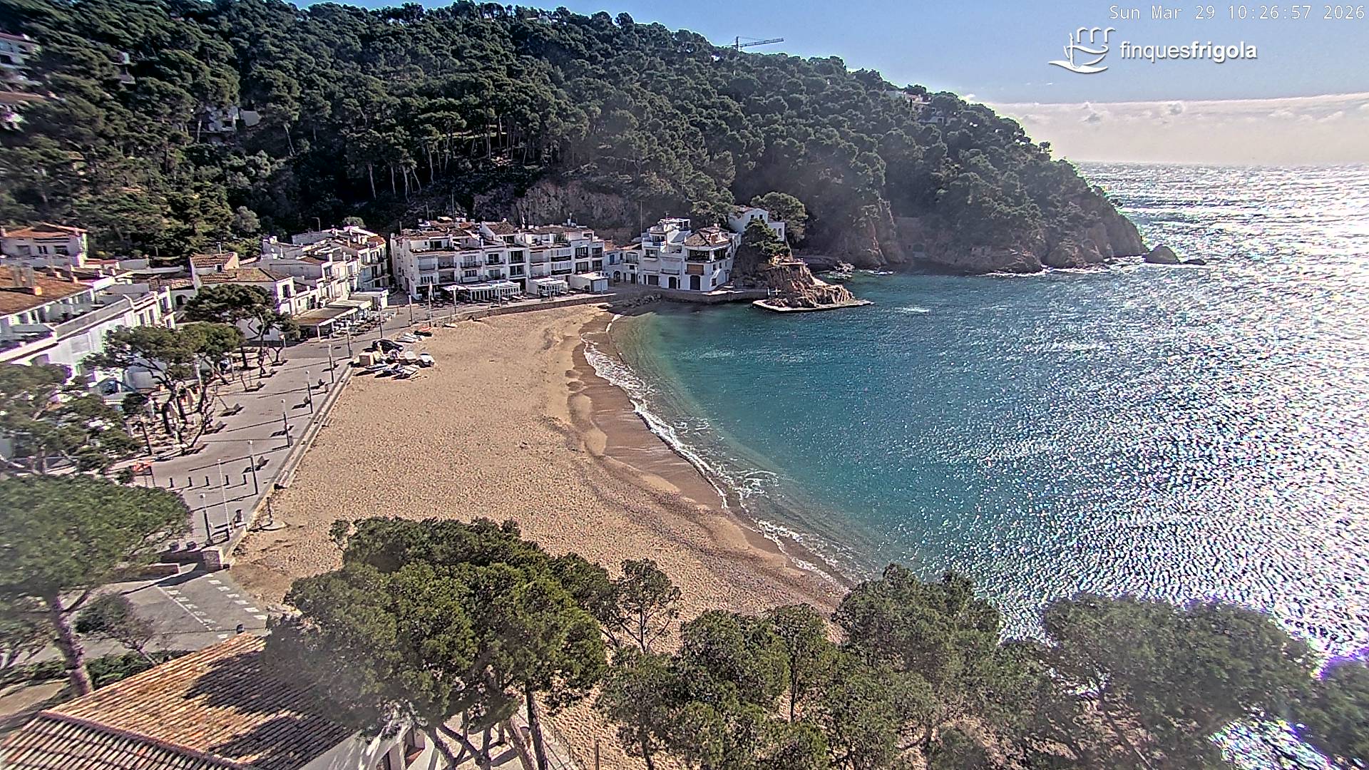 Webcam de Tamariu playa