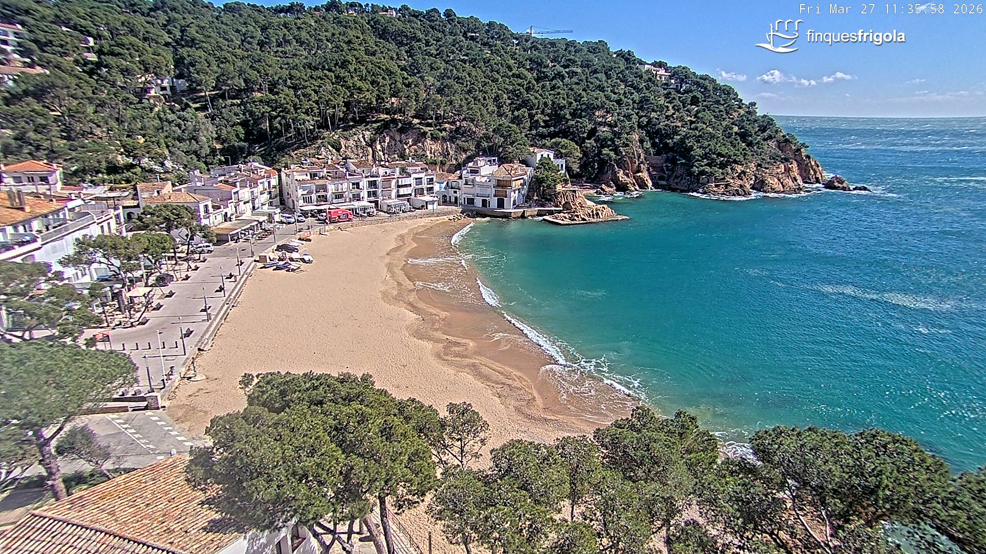 Webcam de Tamariu playa