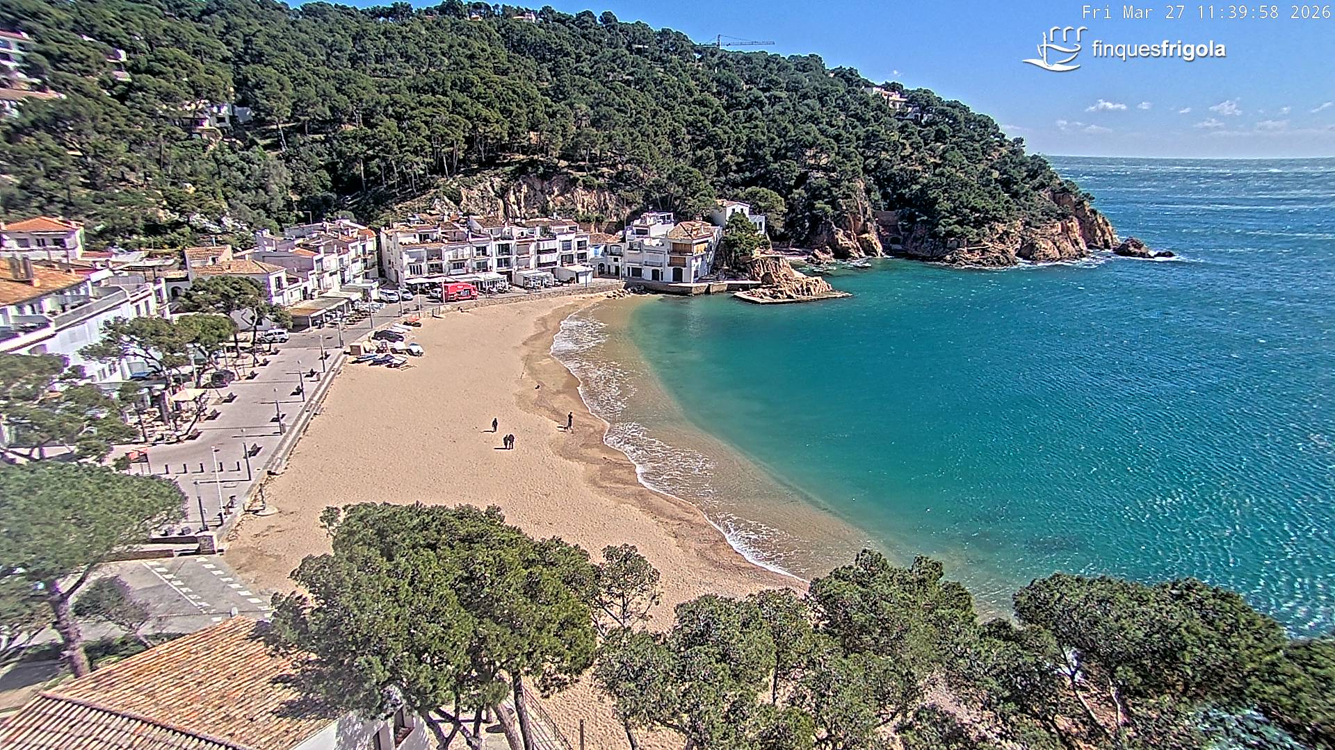 Webcam de Tamariu playa