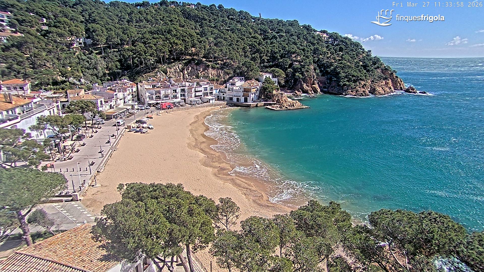 Webcam de Tamariu playa