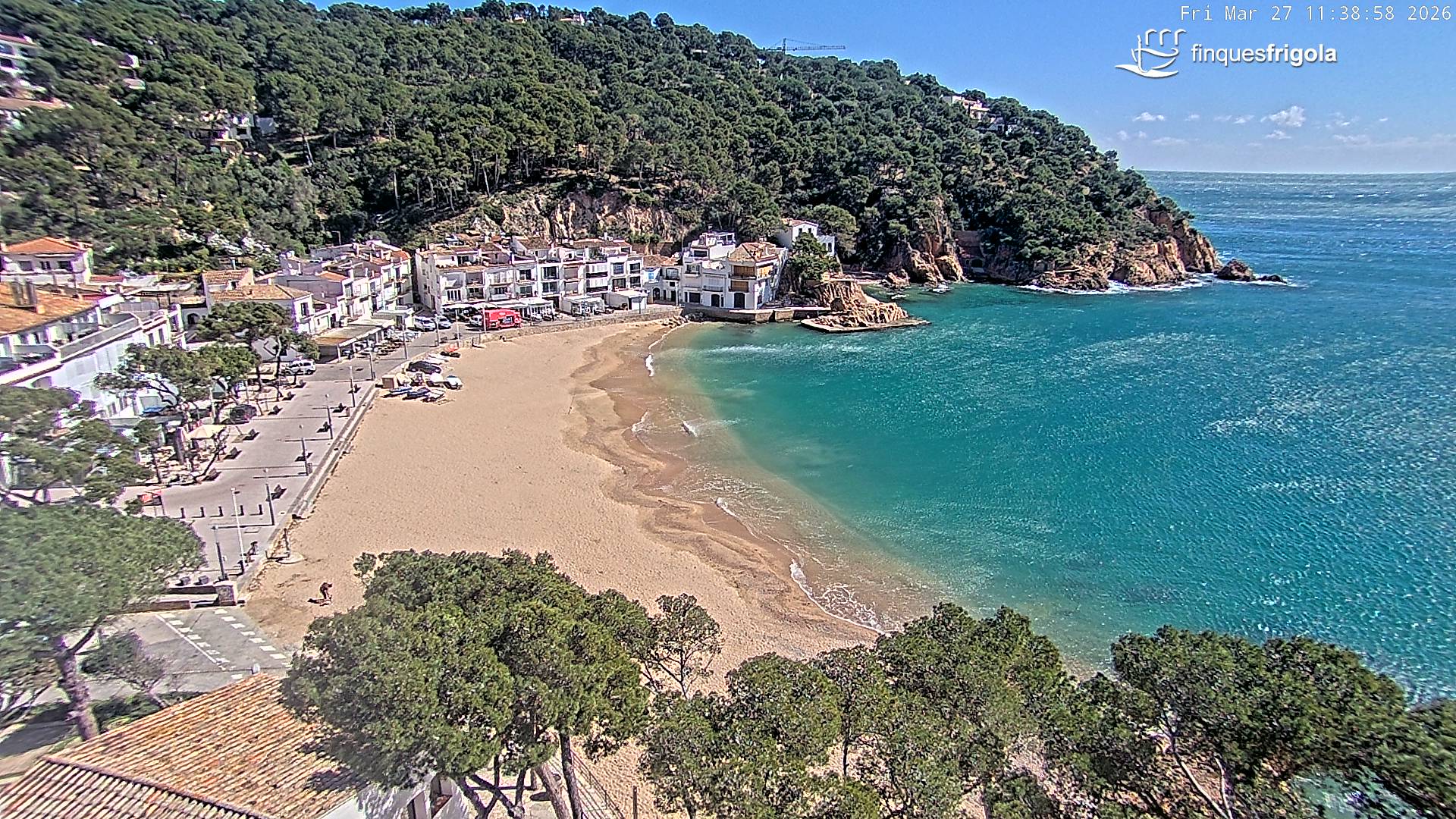 Webcam de Tamariu playa