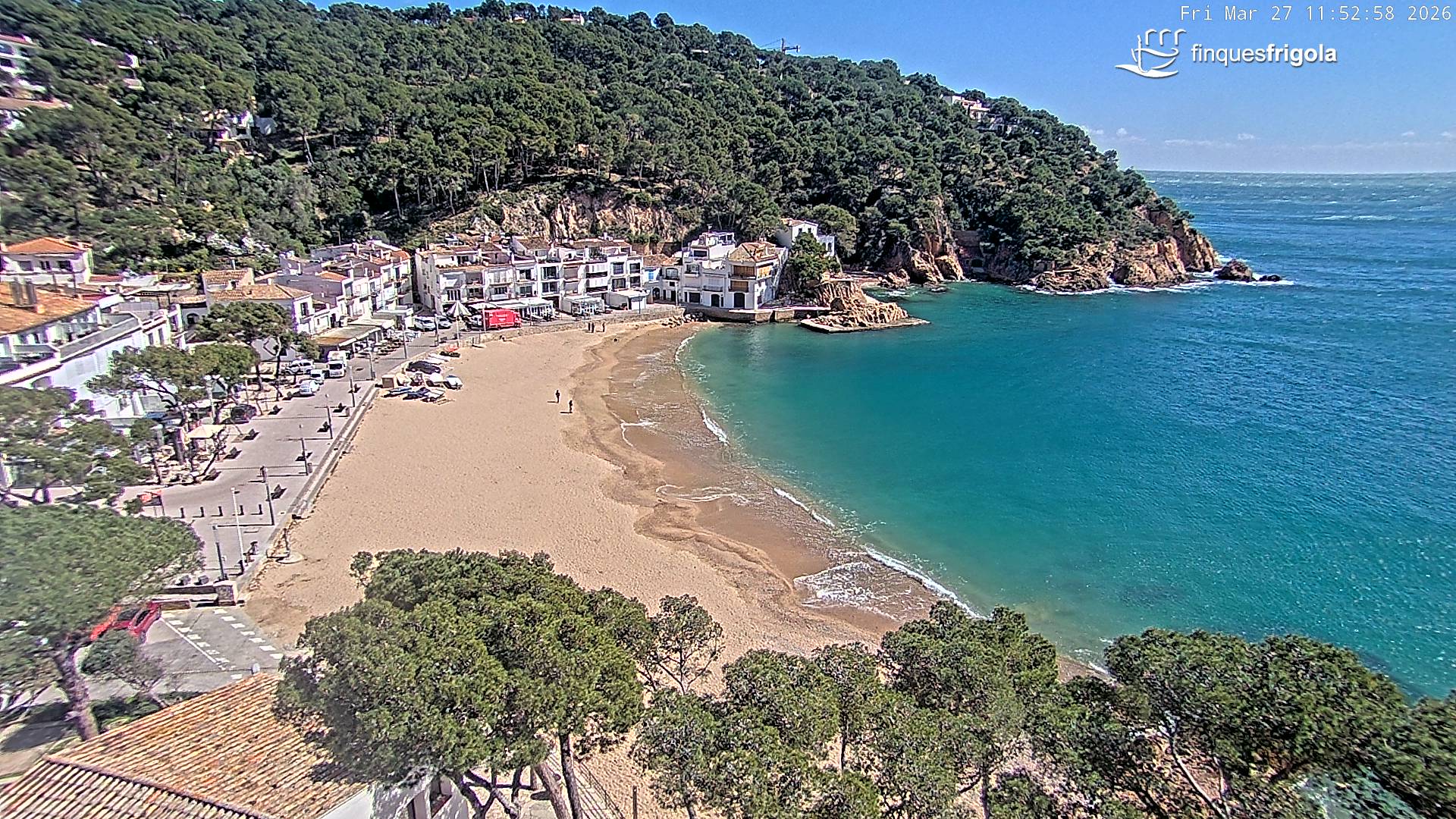 Webcam de Tamariu playa