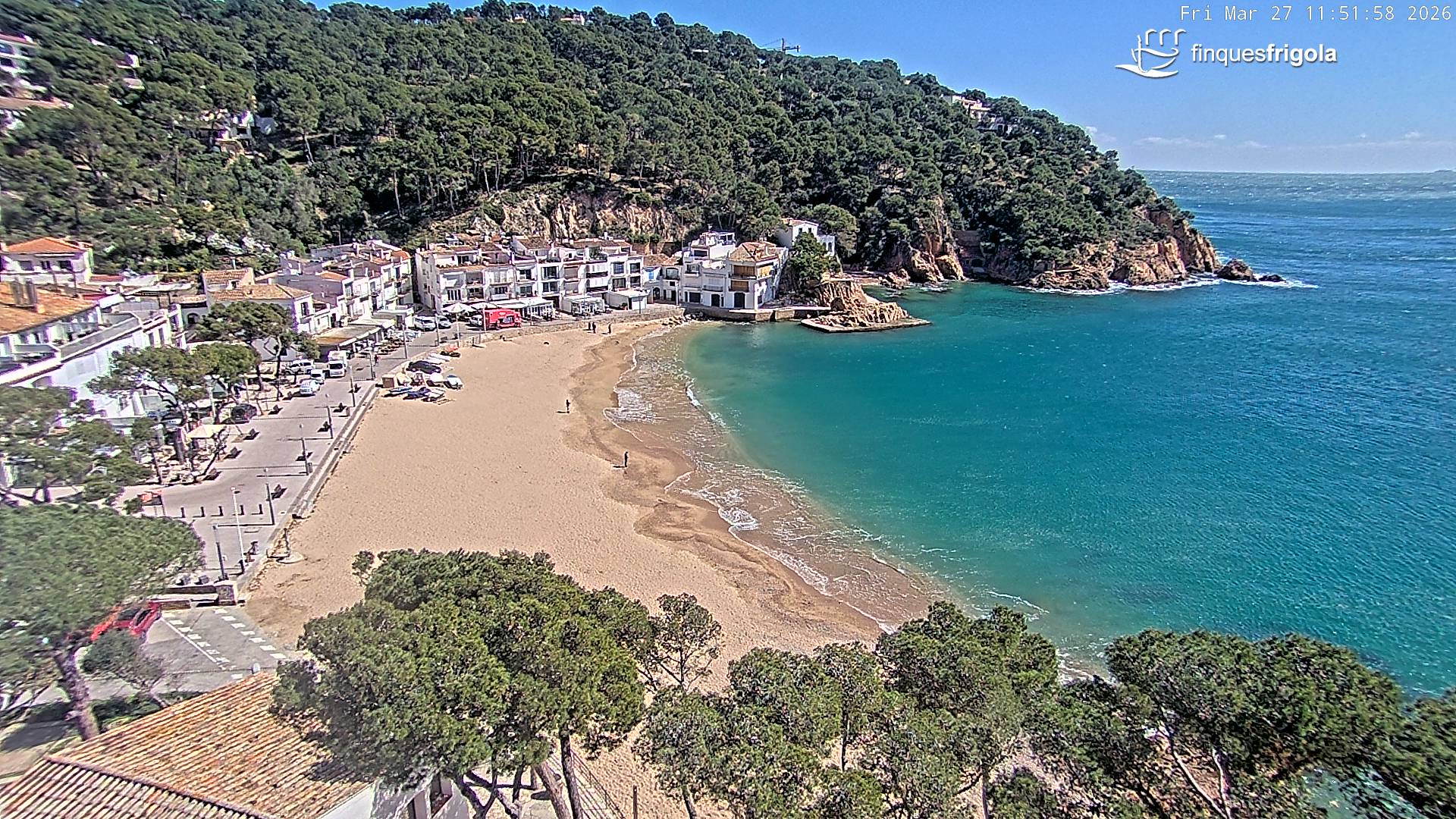 Webcam de Tamariu playa