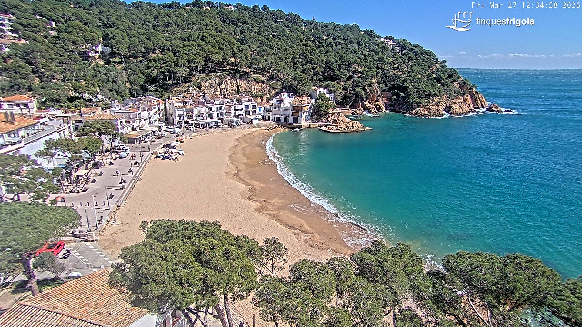 Webcam de Tamariu playa