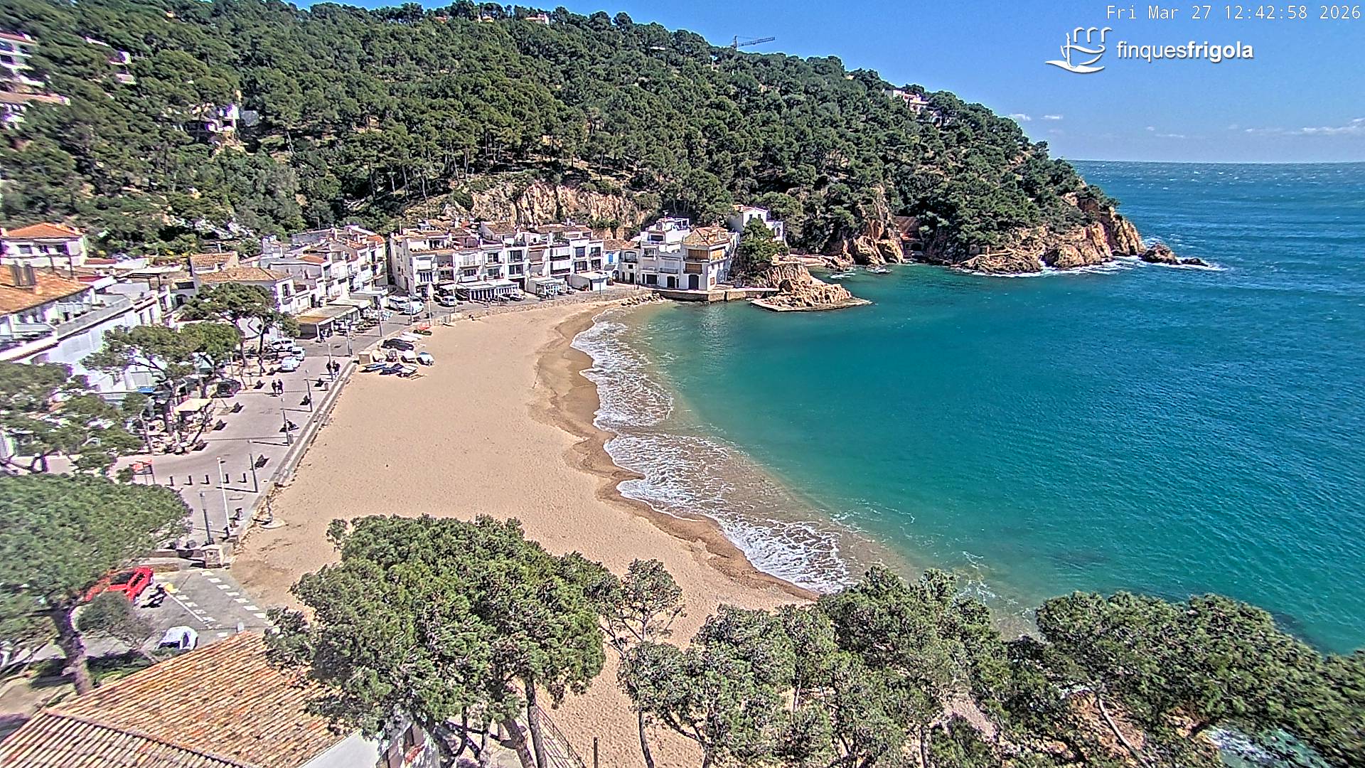 Webcam de Tamariu playa