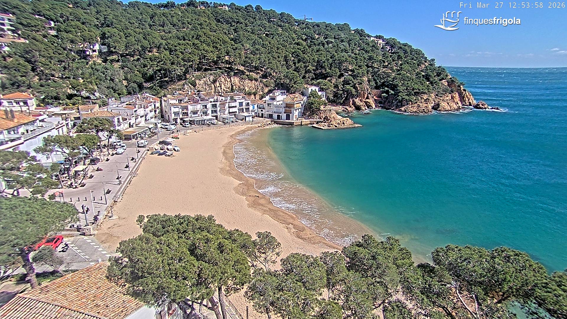 Webcam de Tamariu playa