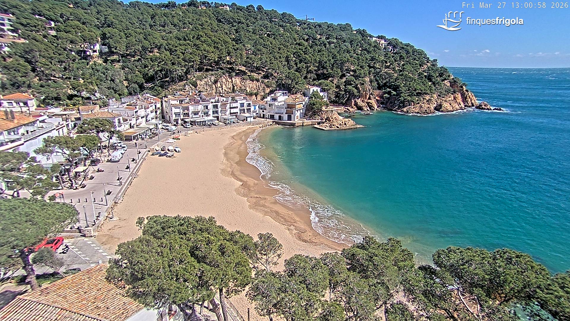 Webcam de Tamariu playa