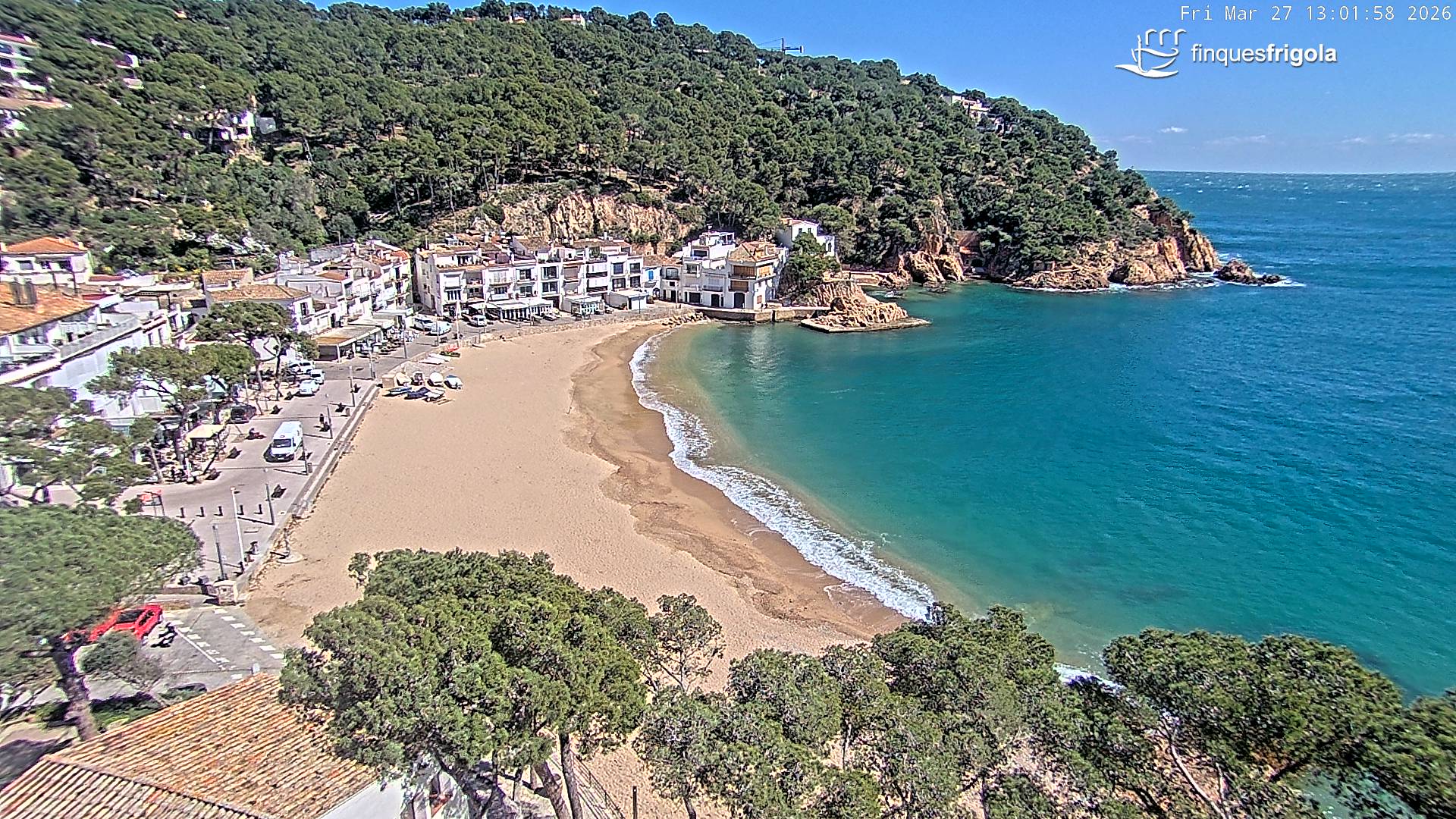 Webcam de Tamariu playa