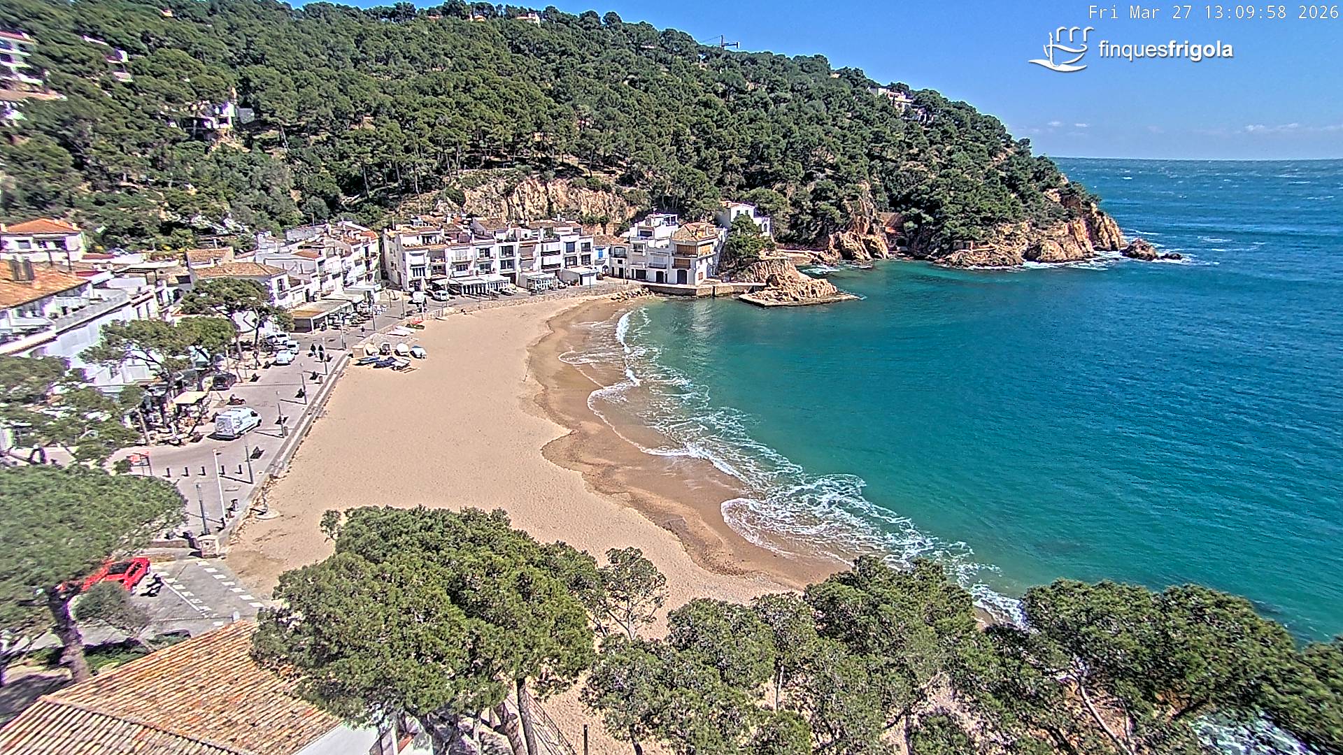 Webcam de Tamariu playa