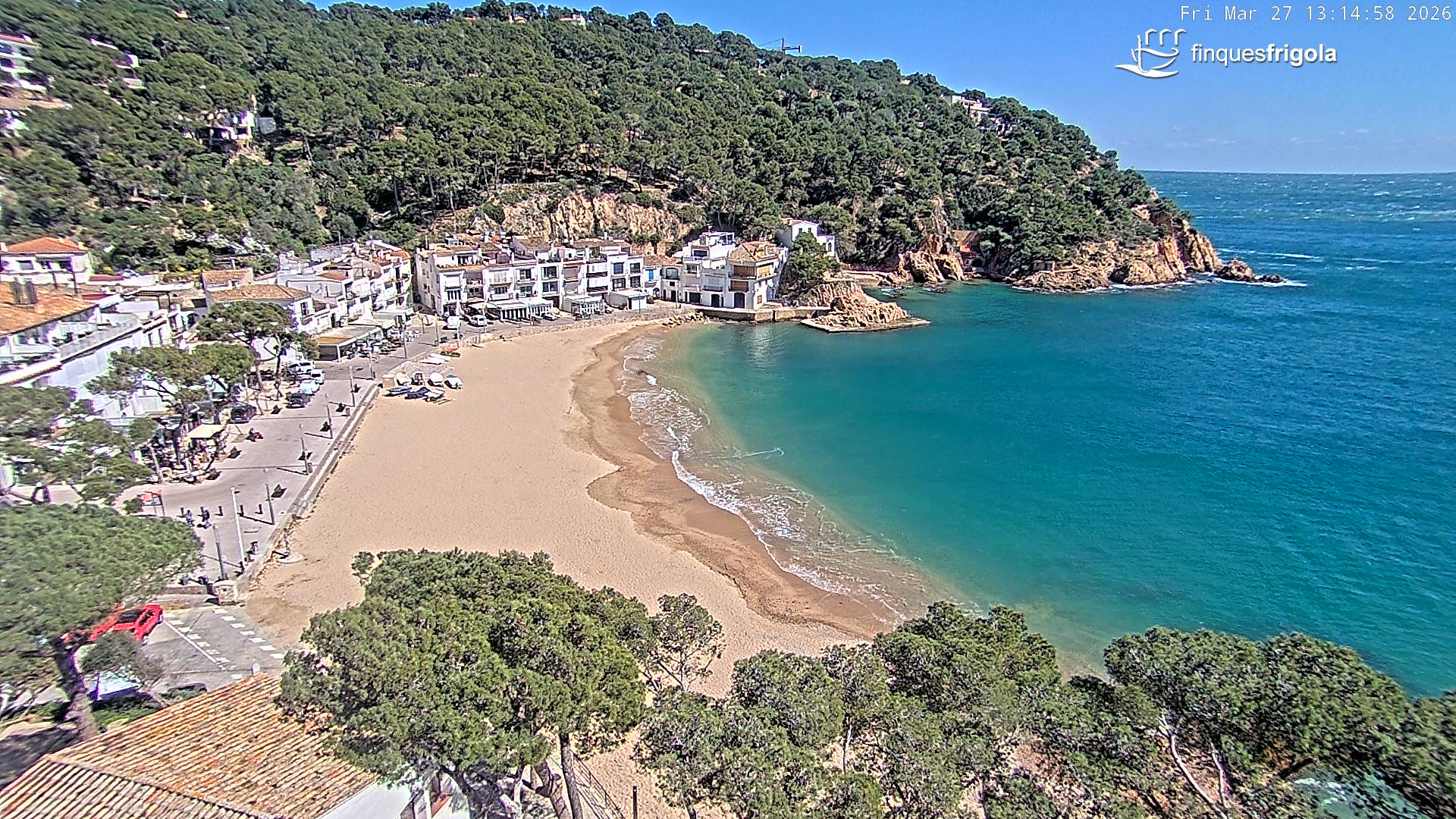 Webcam de Tamariu playa