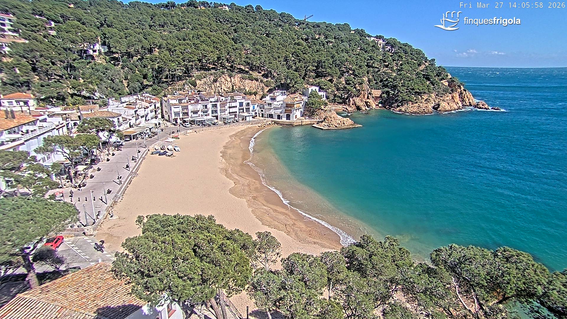 Webcam de Tamariu playa