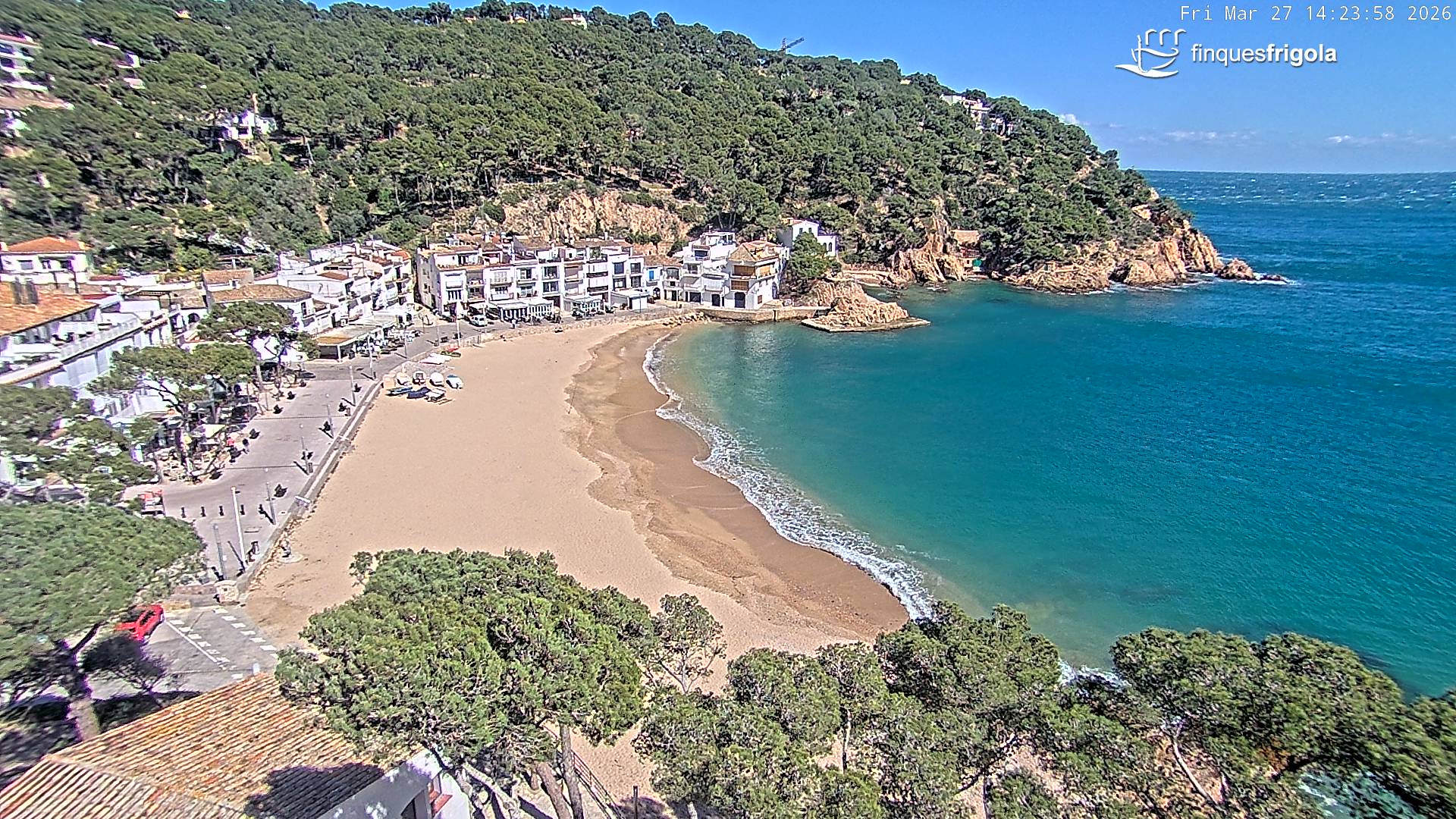 Webcam de Tamariu playa