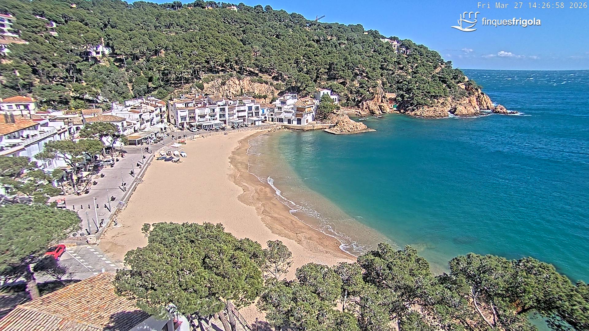 Webcam de Tamariu playa