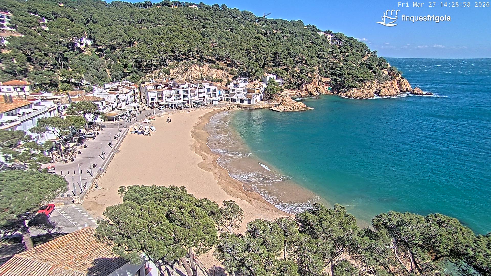 Webcam de Tamariu playa