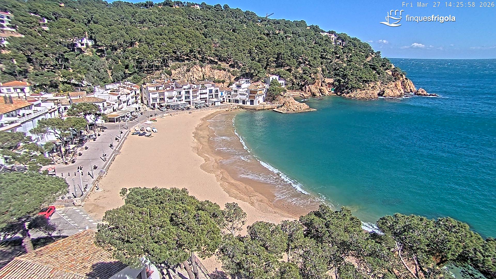 Webcam de Tamariu playa